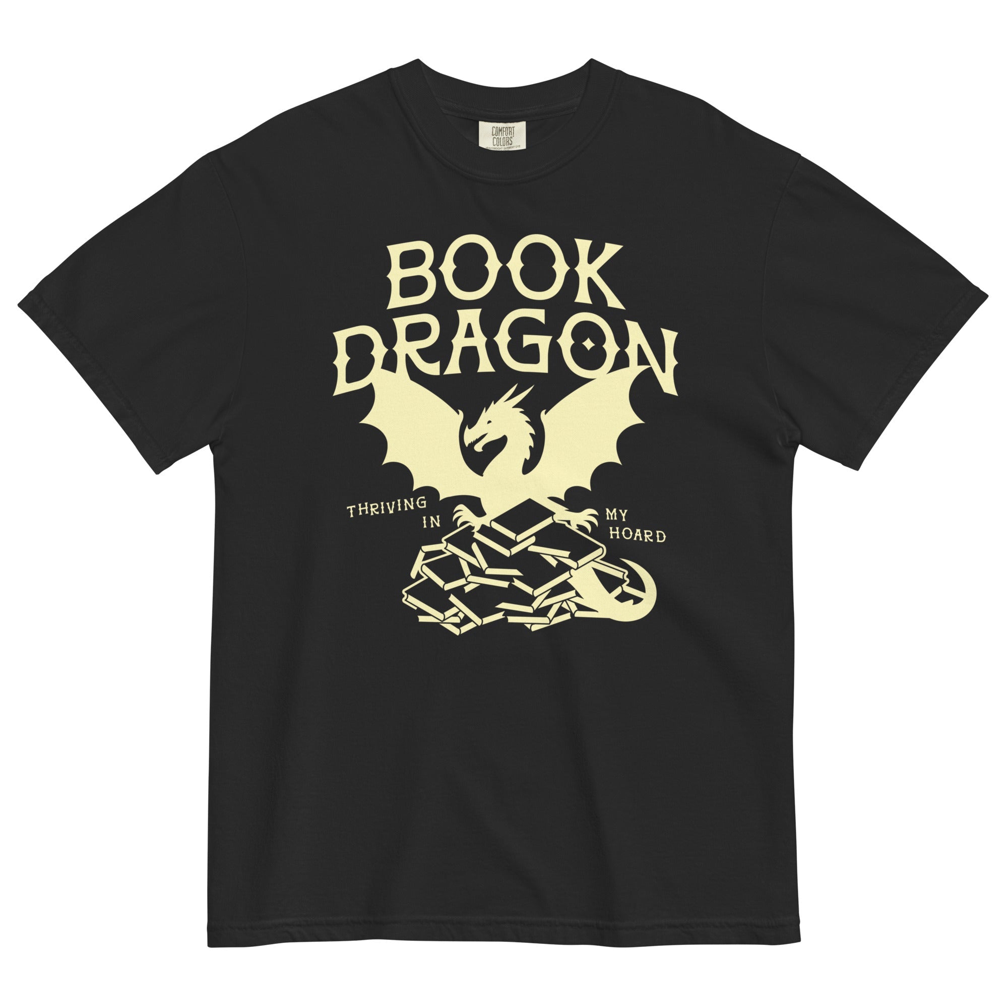 Book Dragon Thriving In My Hoard Men's Relaxed Fit Tee