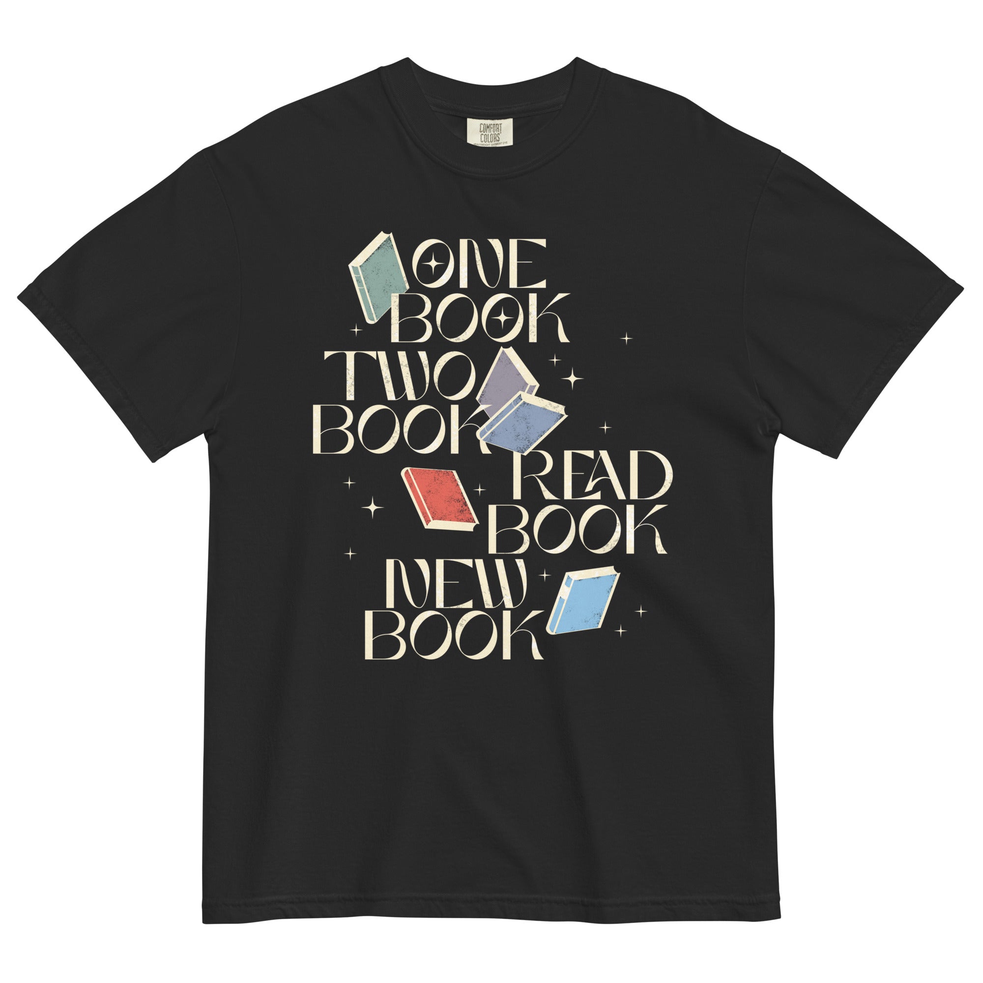 One Book Two Book Read Book New Book Men's Relaxed Fit Tee