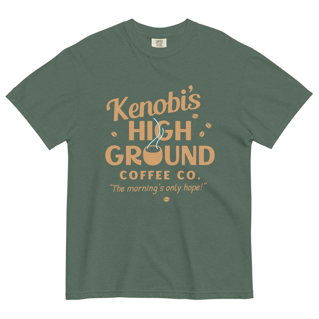 Kenobi's High Ground Coffee Co Men's Relaxed Fit Tee