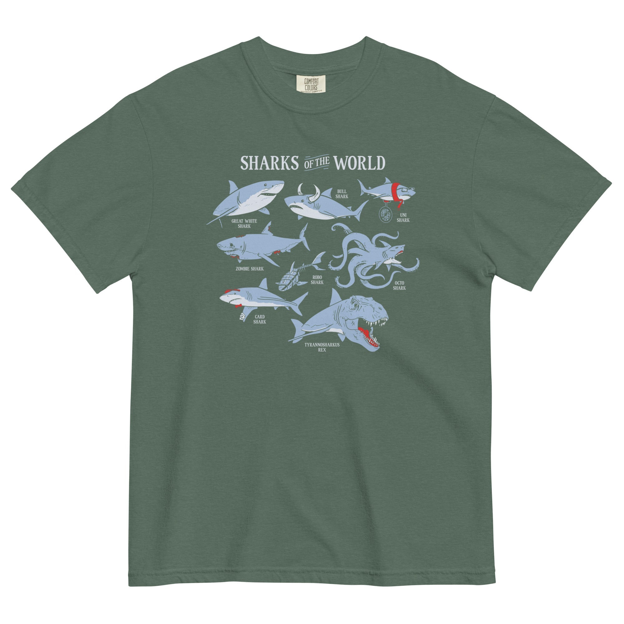 Sharks Of The World Men's Relaxed Fit Tee