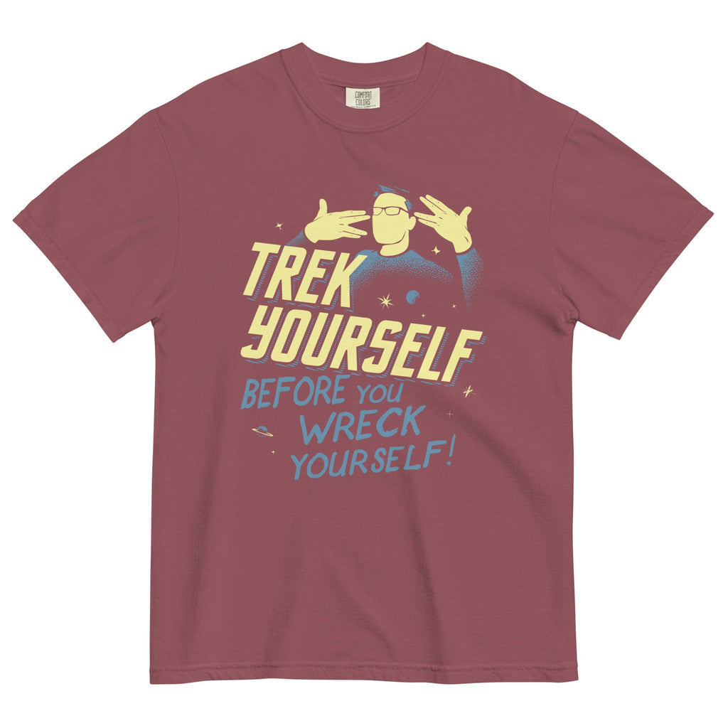 Trek Yourself Before You Wreck Yourself Men's Relaxed Fit Tee
