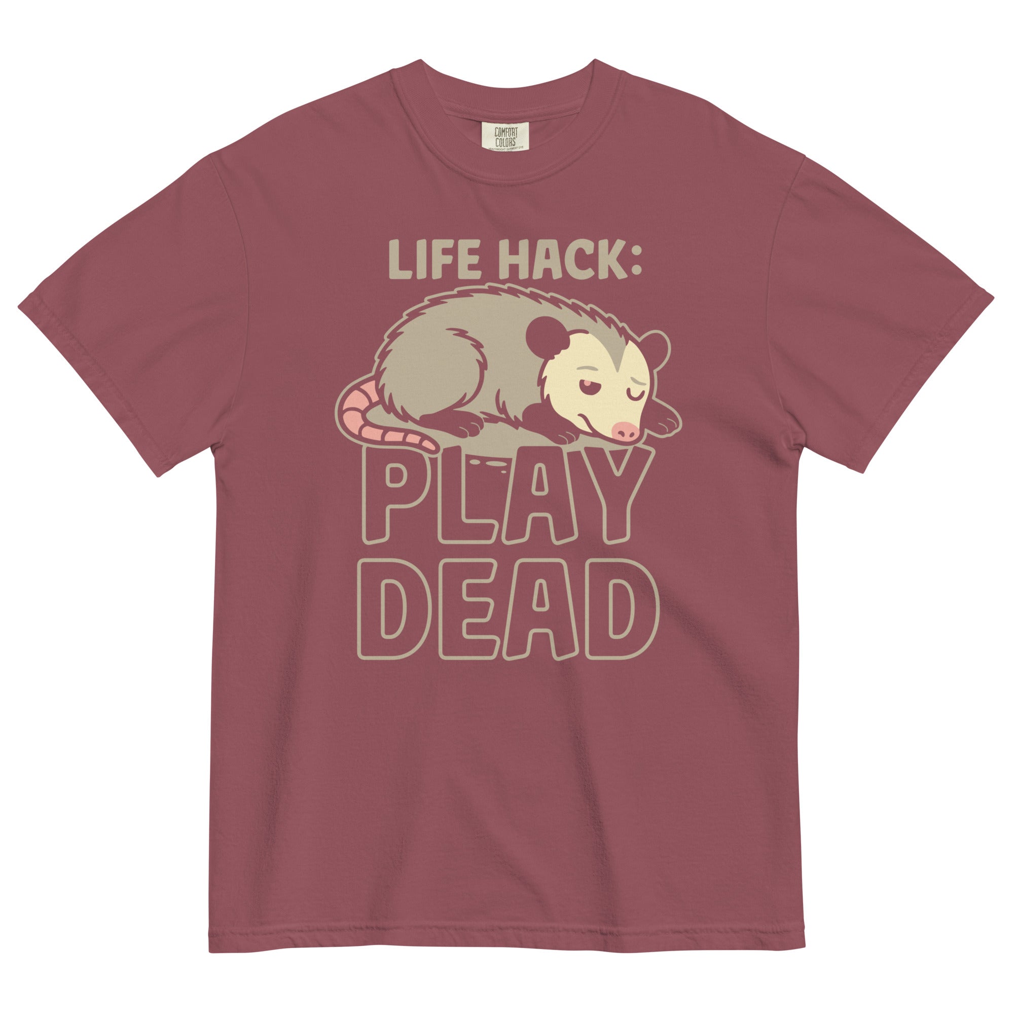 Life Hack Play Dead Men's Relaxed Fit Tee