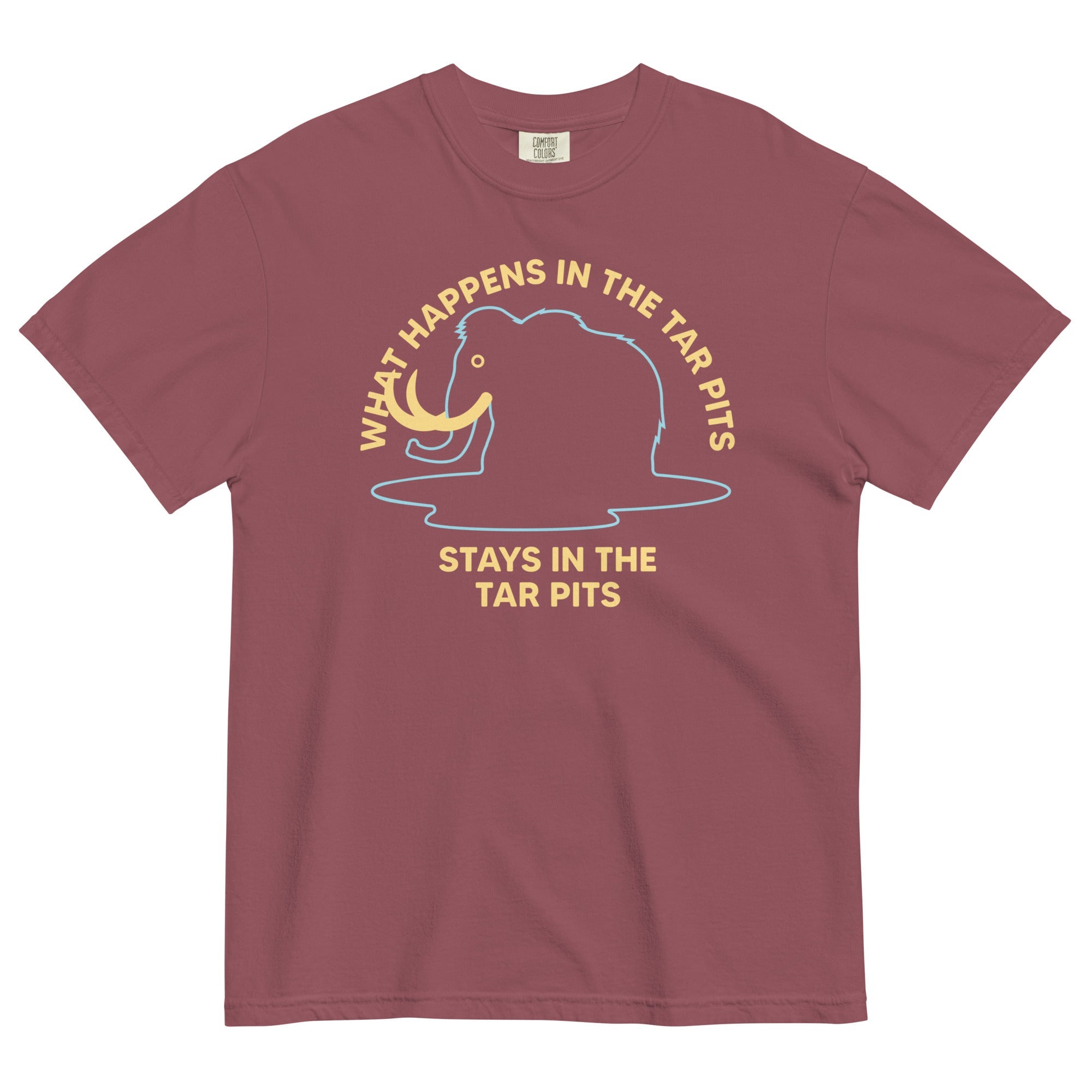 What Happens In The Tar Pits Stays In The Tar Pits Men's Relaxed Fit Tee