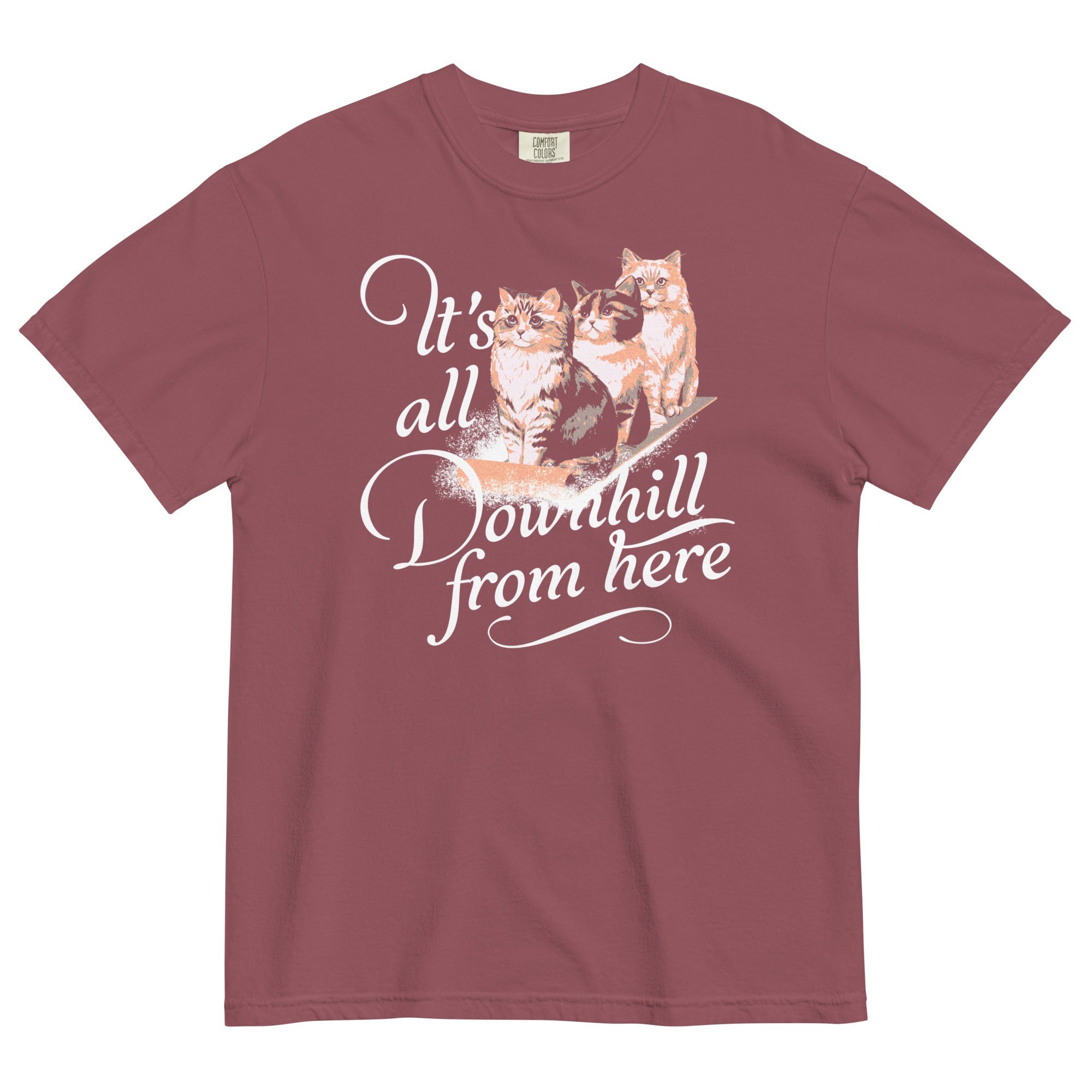 It's All Downhill From Here Men's Relaxed Fit Tee