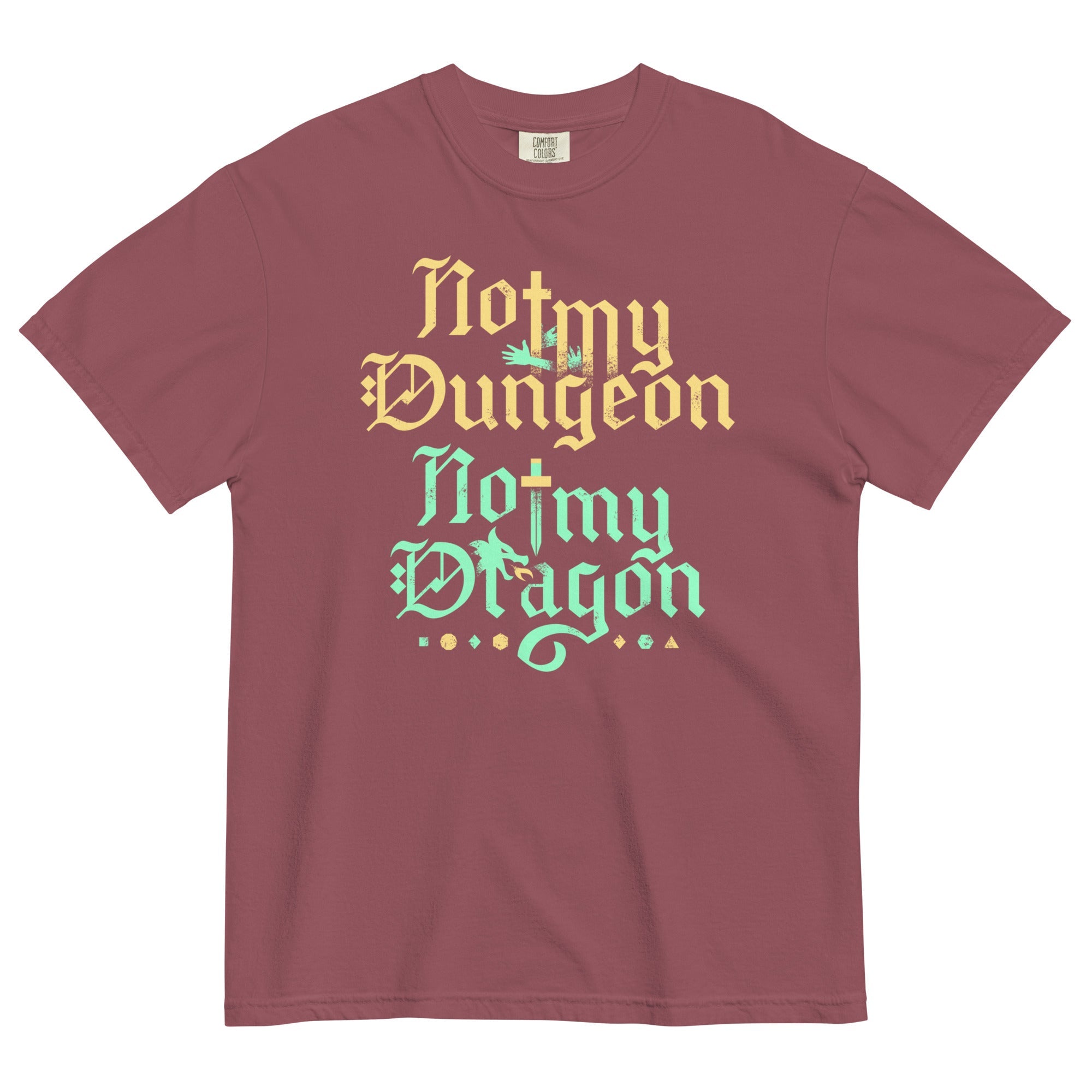 Not My Dungeon Not My Dragon Men's Relaxed Fit Tee
