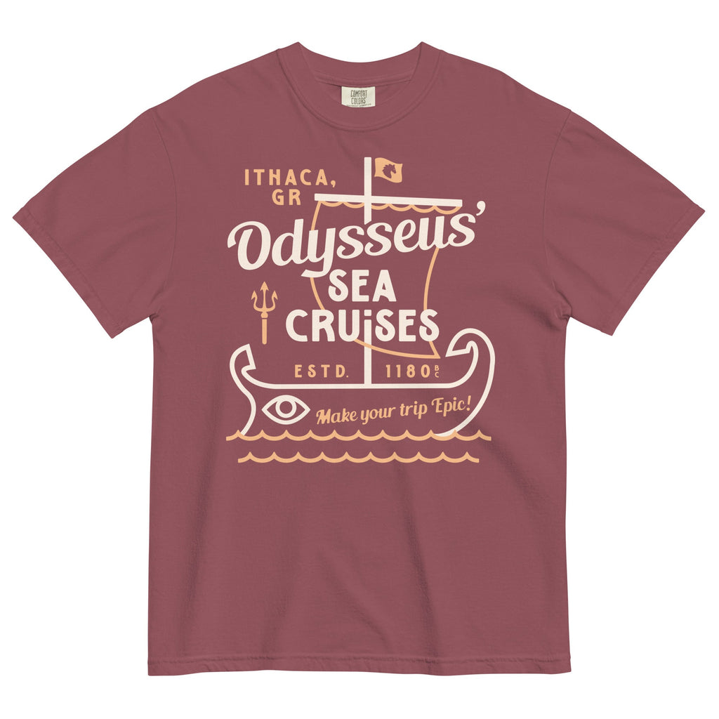 Odysseus Sea Cruises Men's Relaxed Fit Tee