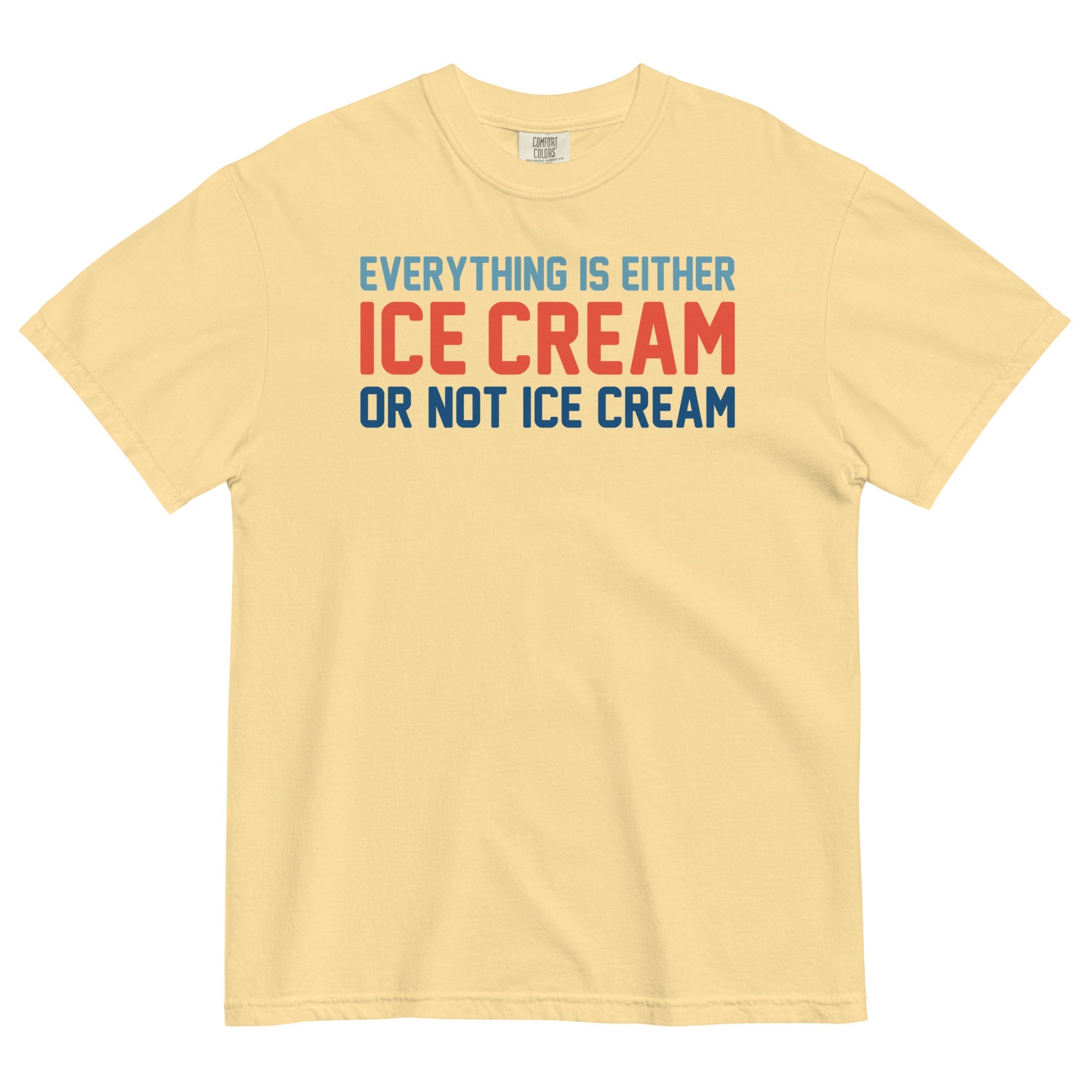 Everything Is Ice Cream Or Not Ice Cream Men's Relaxed Fit Tee