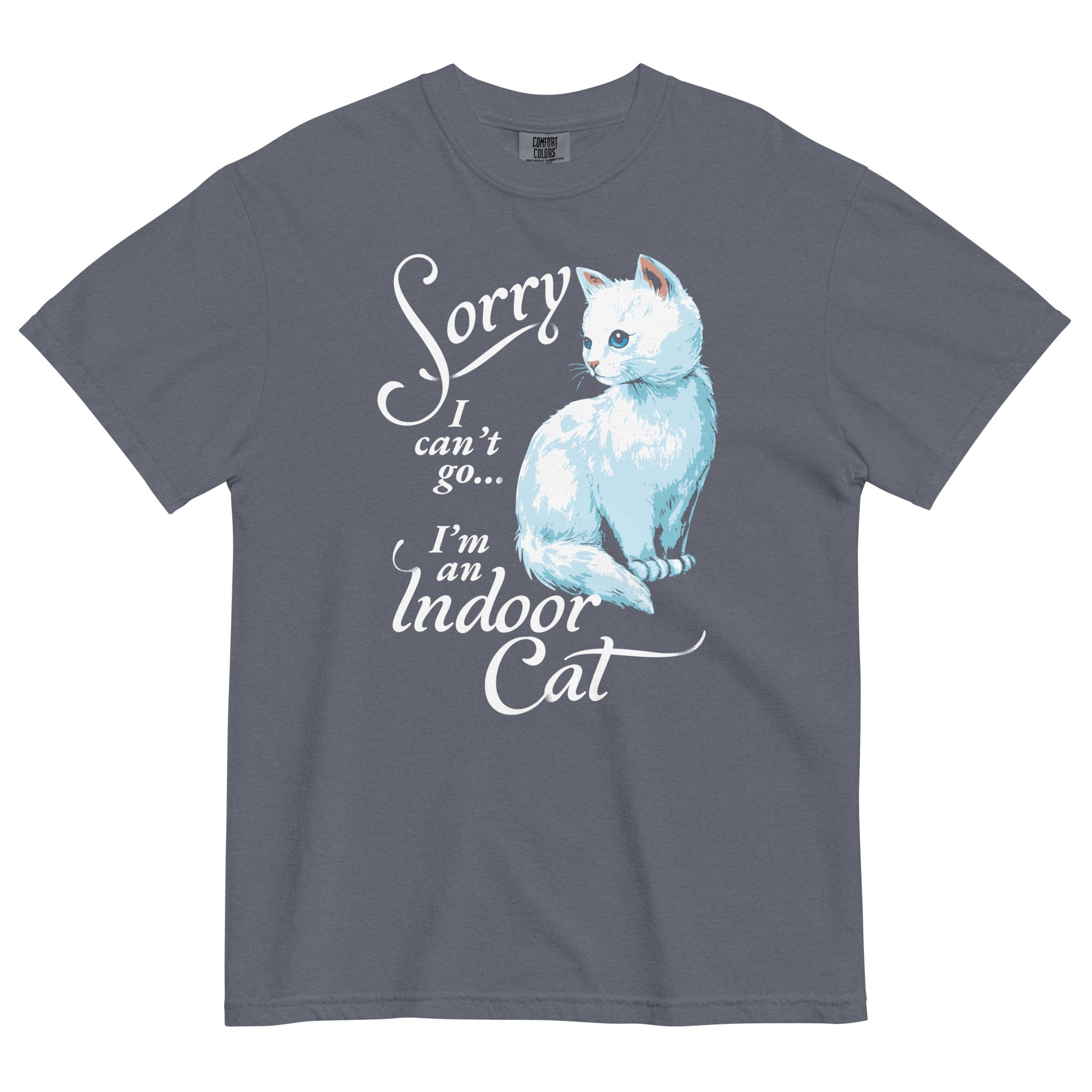 Sorry I Can't Go I'm An Indoor Cat Men's Relaxed Fit Tee
