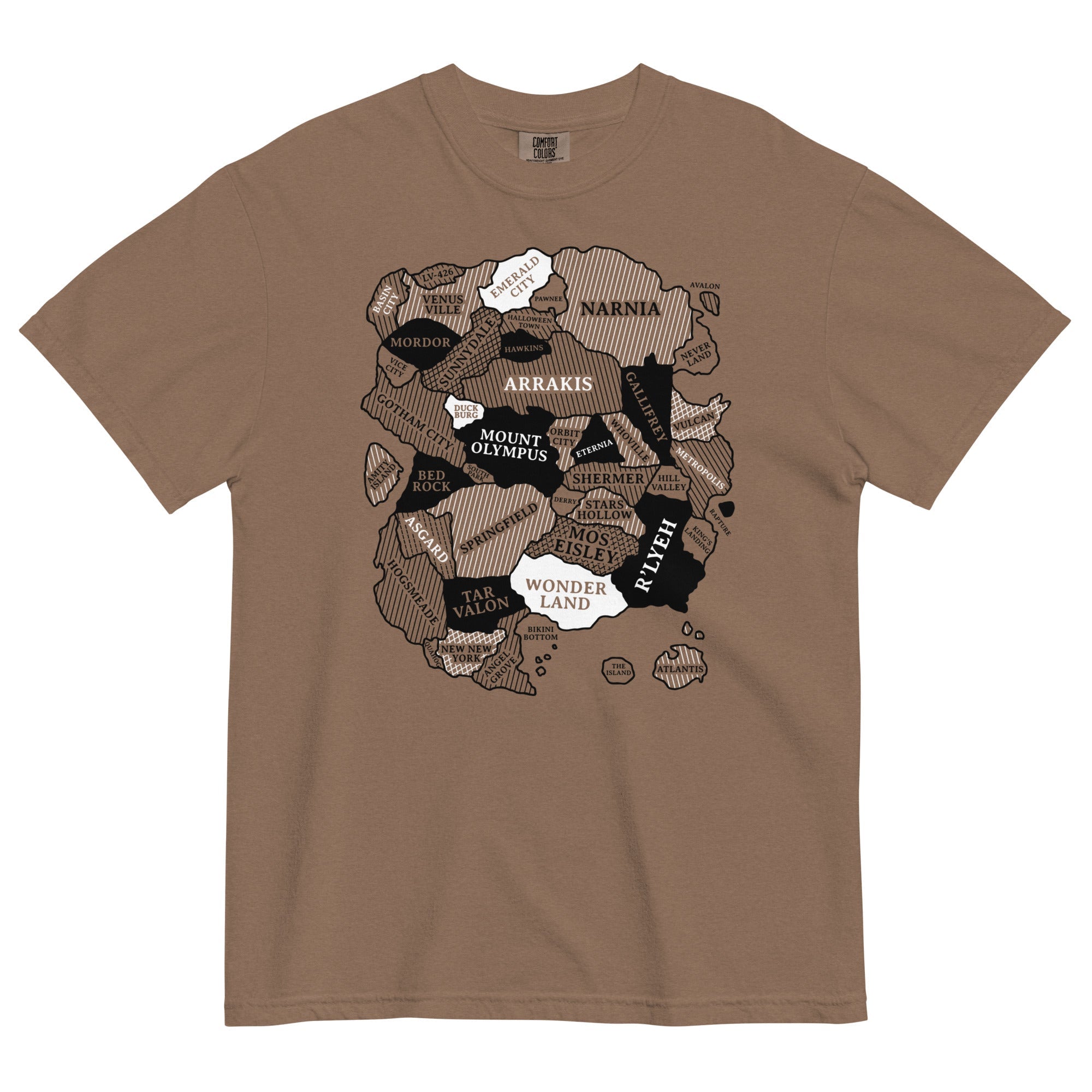 World Map Men's Relaxed Fit Tee