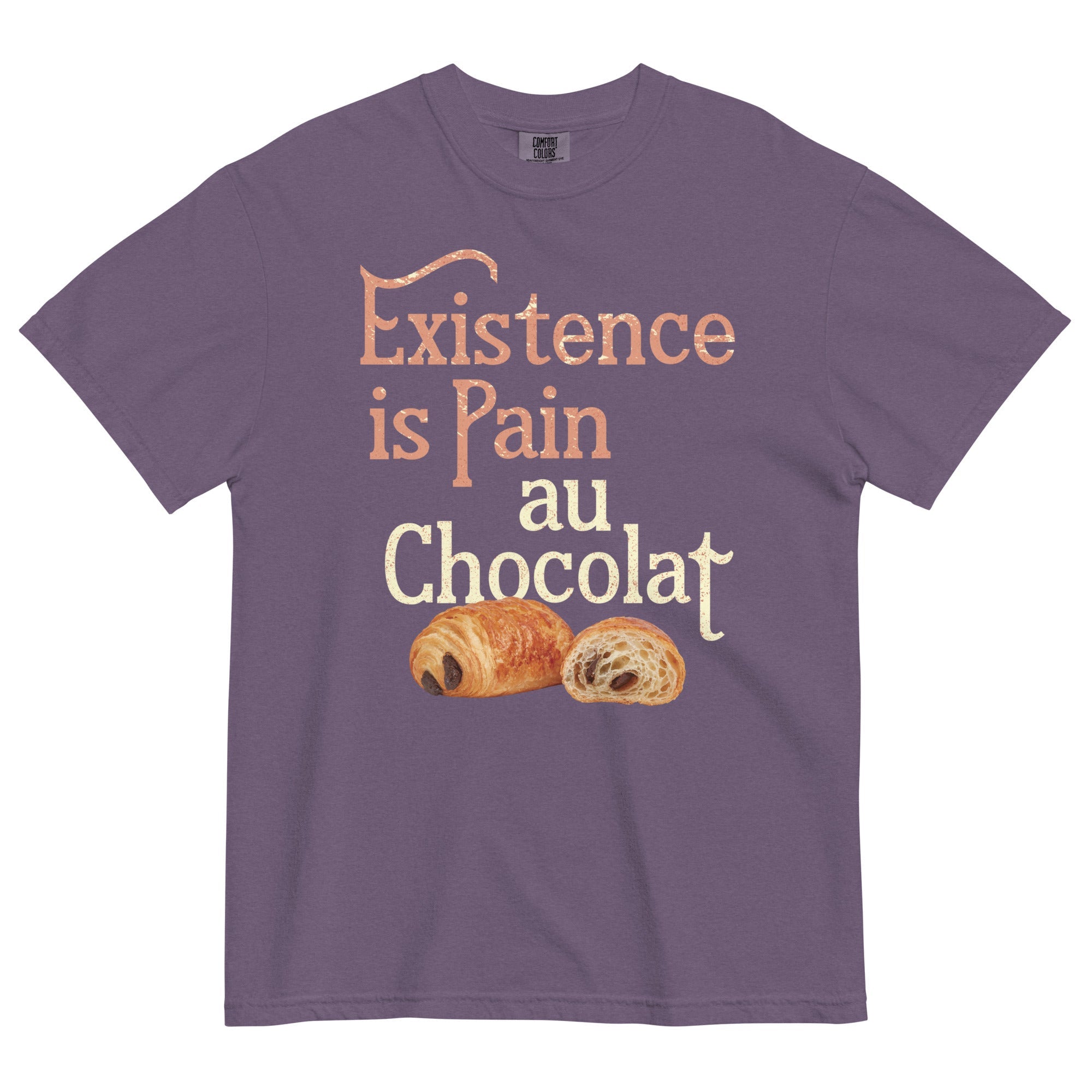 Existence Is Pain Au Chocolat Men's Relaxed Fit Tee