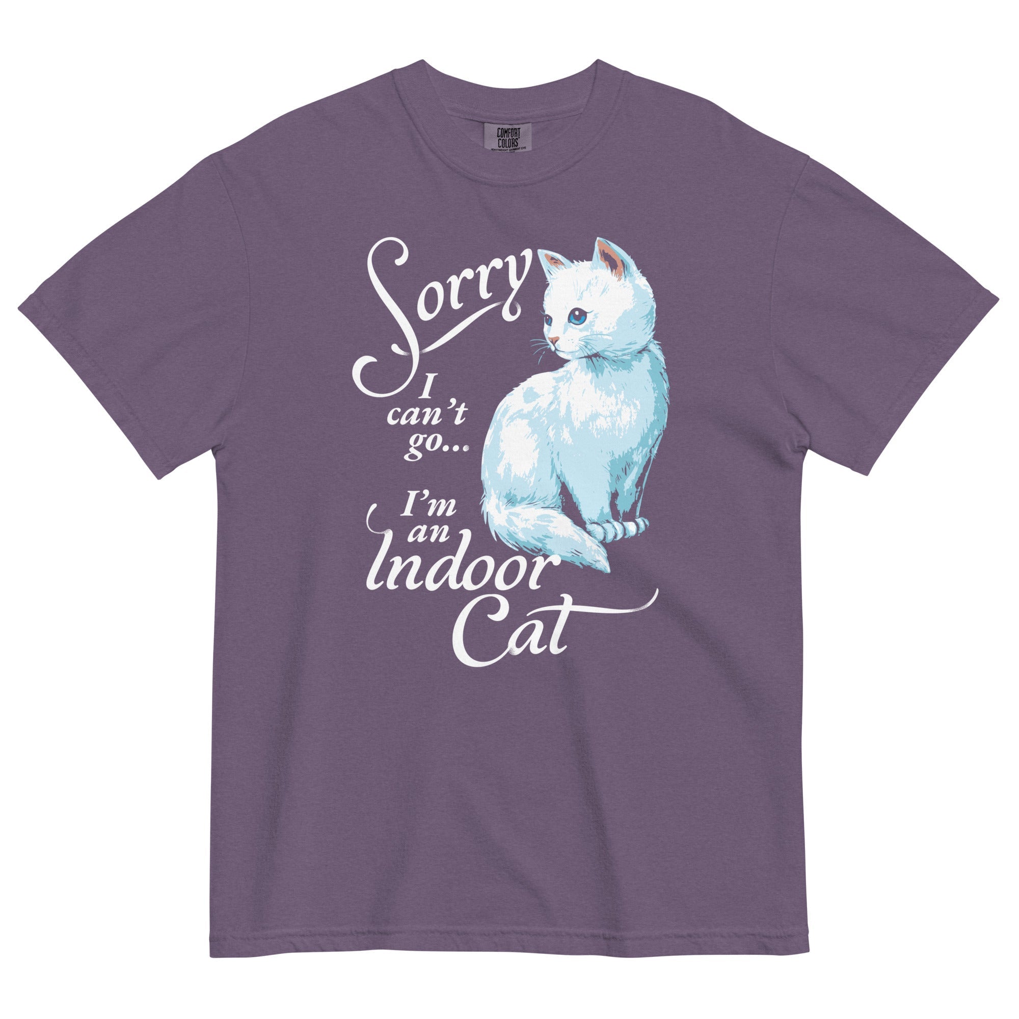 Sorry I Can't Go I'm An Indoor Cat Men's Relaxed Fit Tee