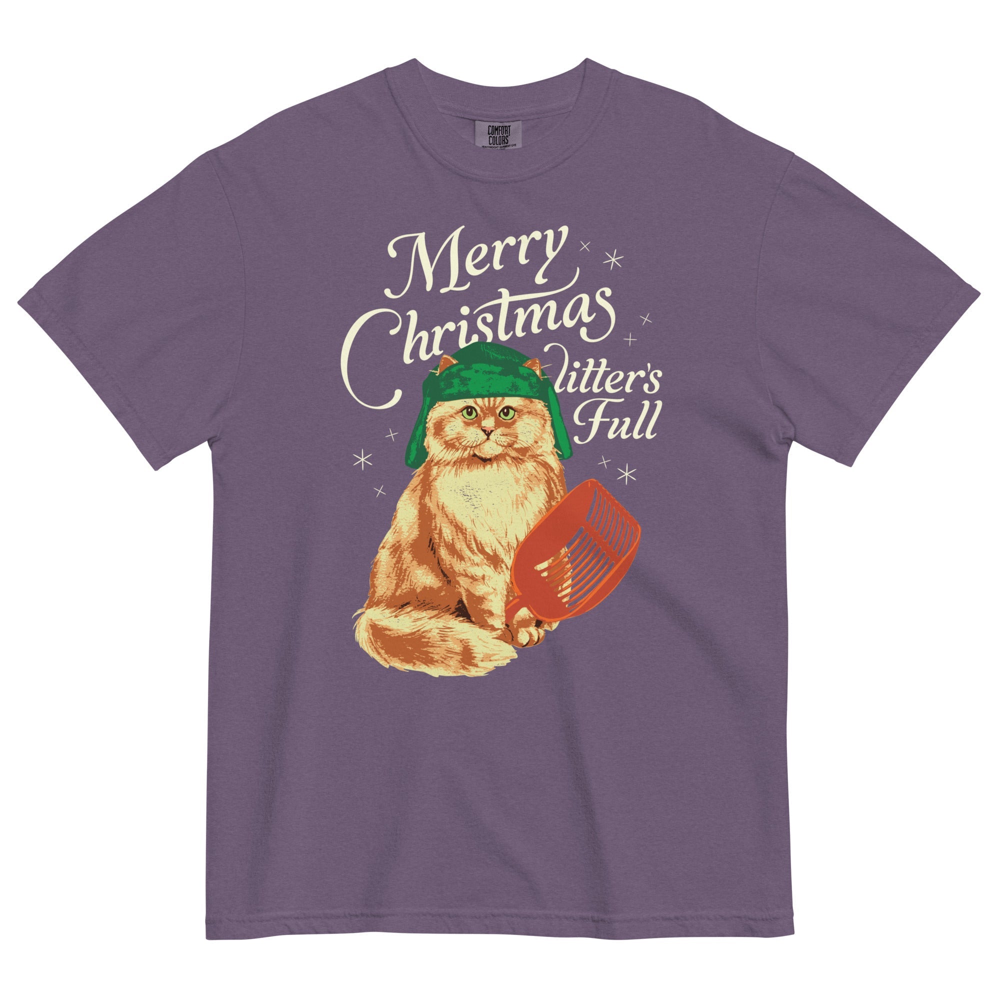 Merry Christmas Litter's Full Men's Relaxed Fit Tee