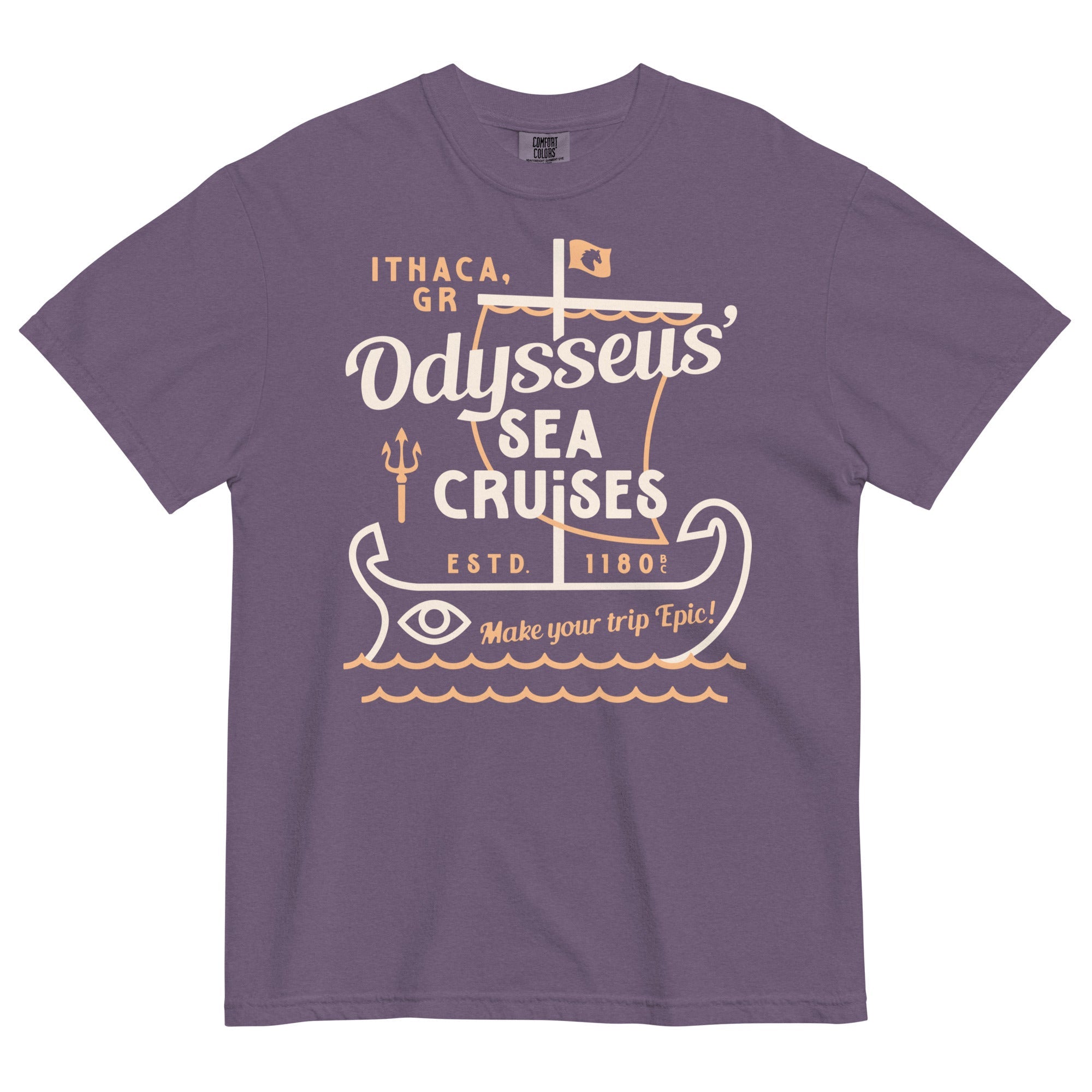 Odysseus Sea Cruises Men's Relaxed Fit Tee