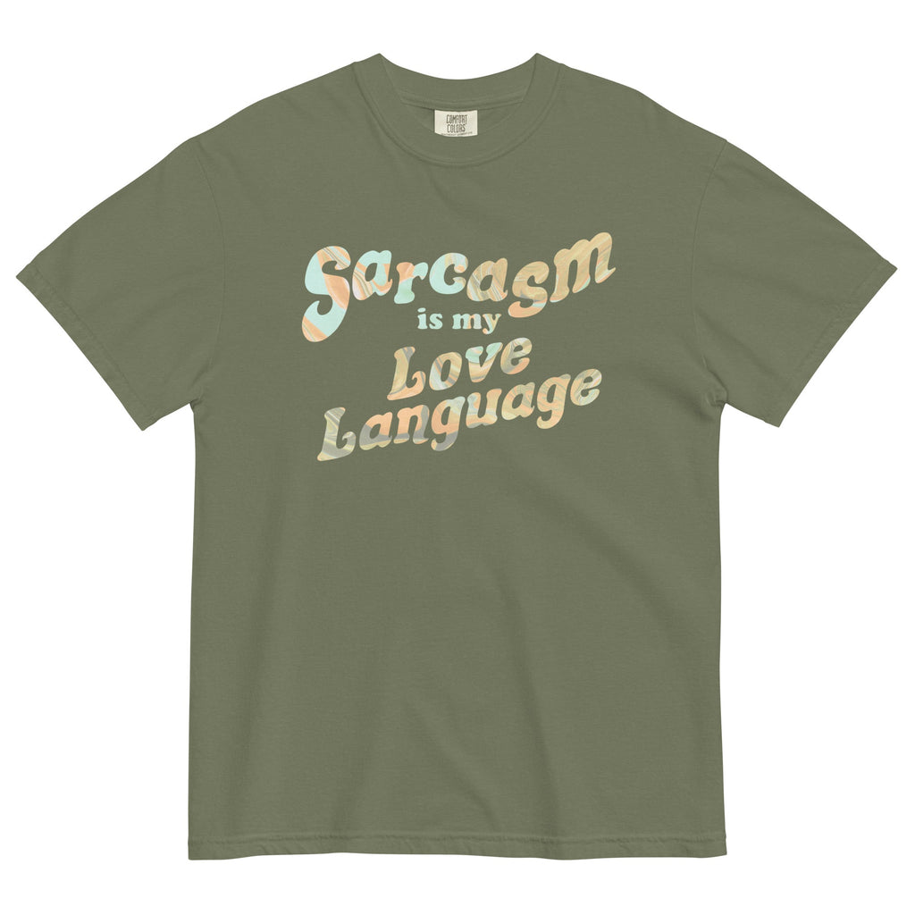 Sarcasm Is My Love Language Men's Relaxed Fit Tee