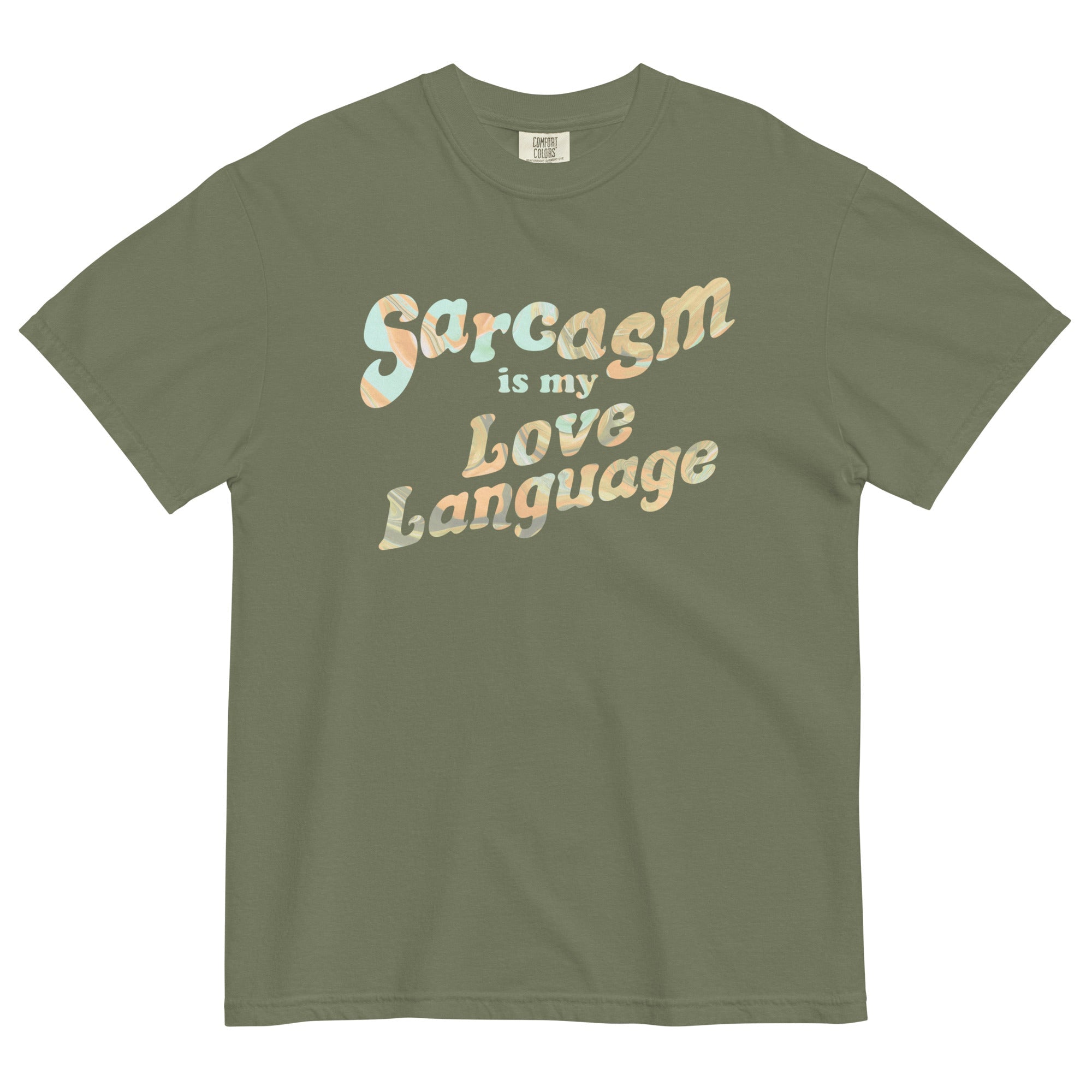 Sarcasm Is My Love Language Men's Relaxed Fit Tee
