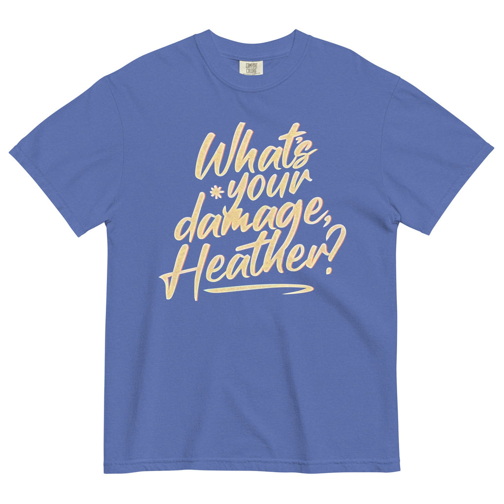 What's Your Damage, Heather? Men's Relaxed Fit Tee