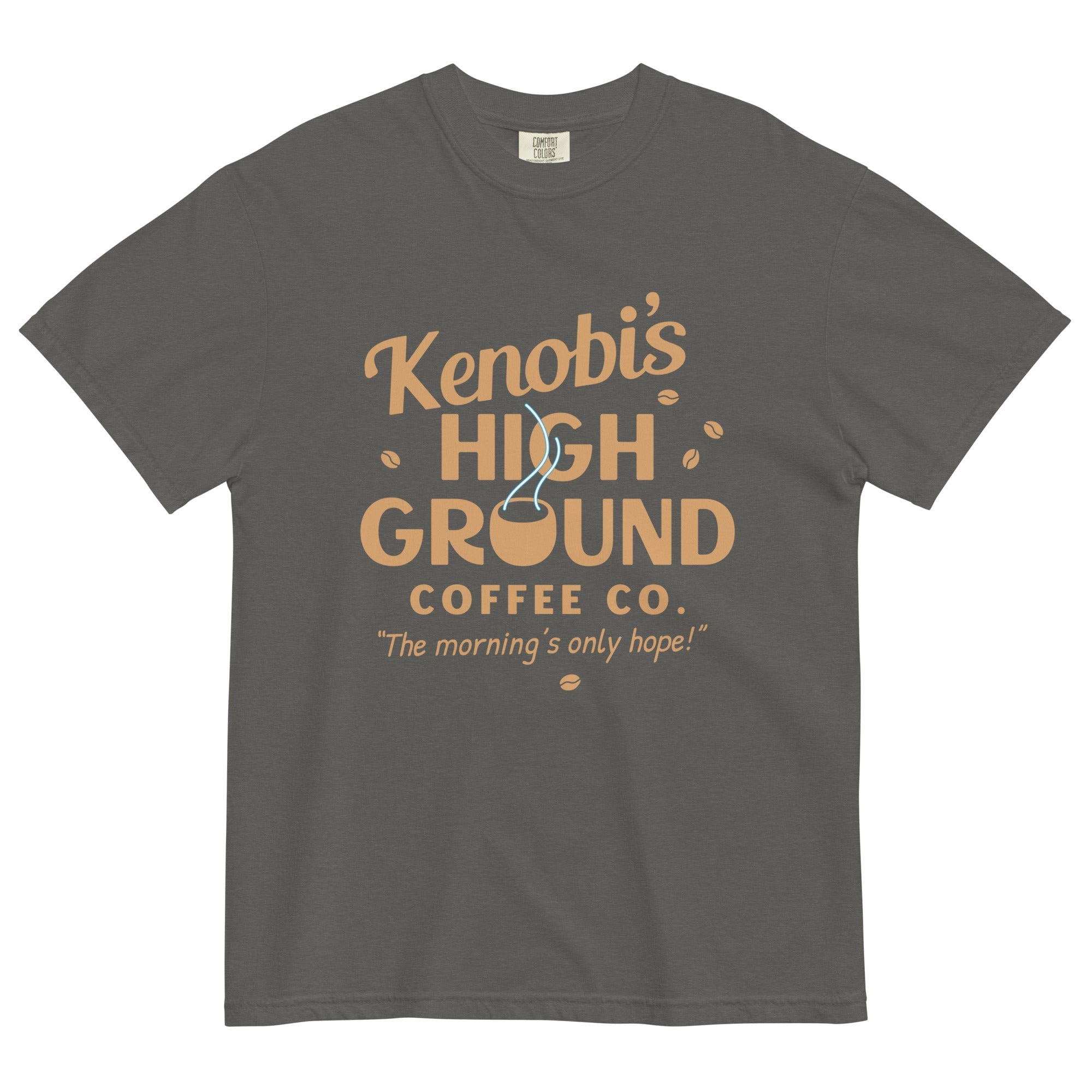 Kenobi's High Ground Coffee Co Men's Relaxed Fit Tee
