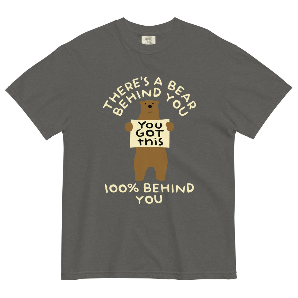 There's A Bear Behind You, 100% Behind You Men's Relaxed Fit Tee
