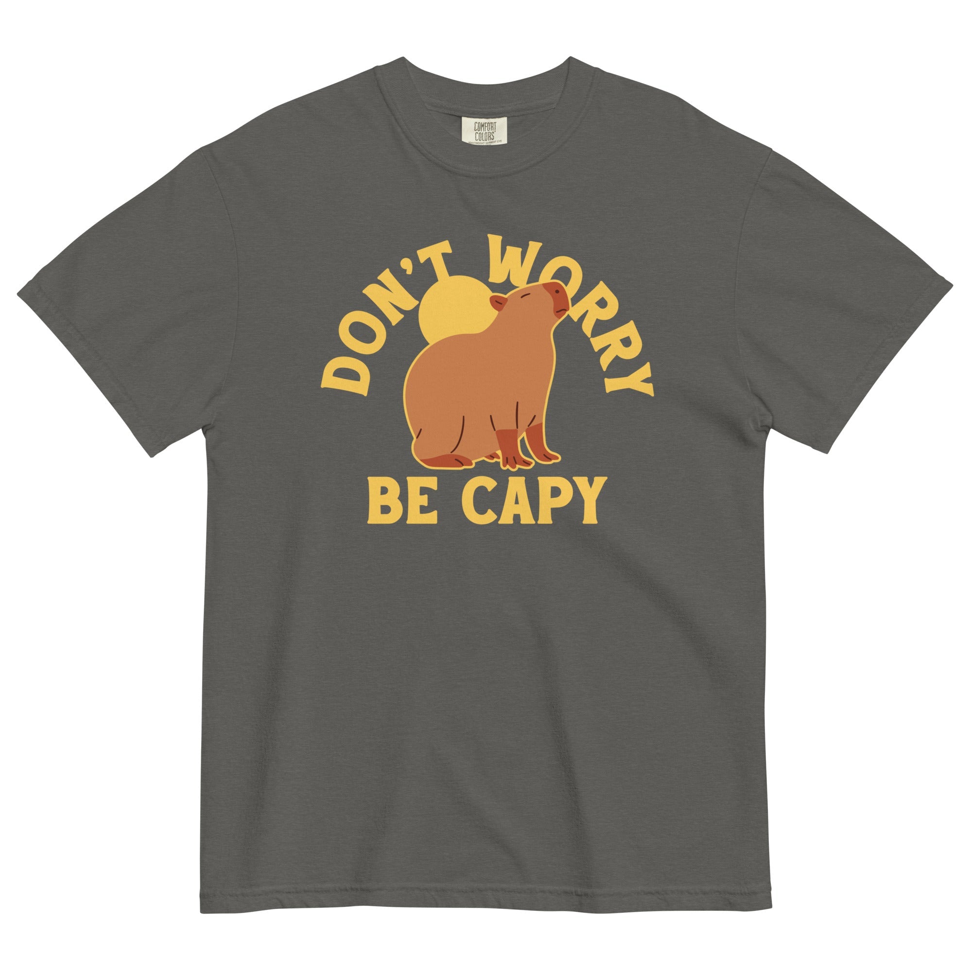 Don't Worry Be Capy Men's Relaxed Fit Tee
