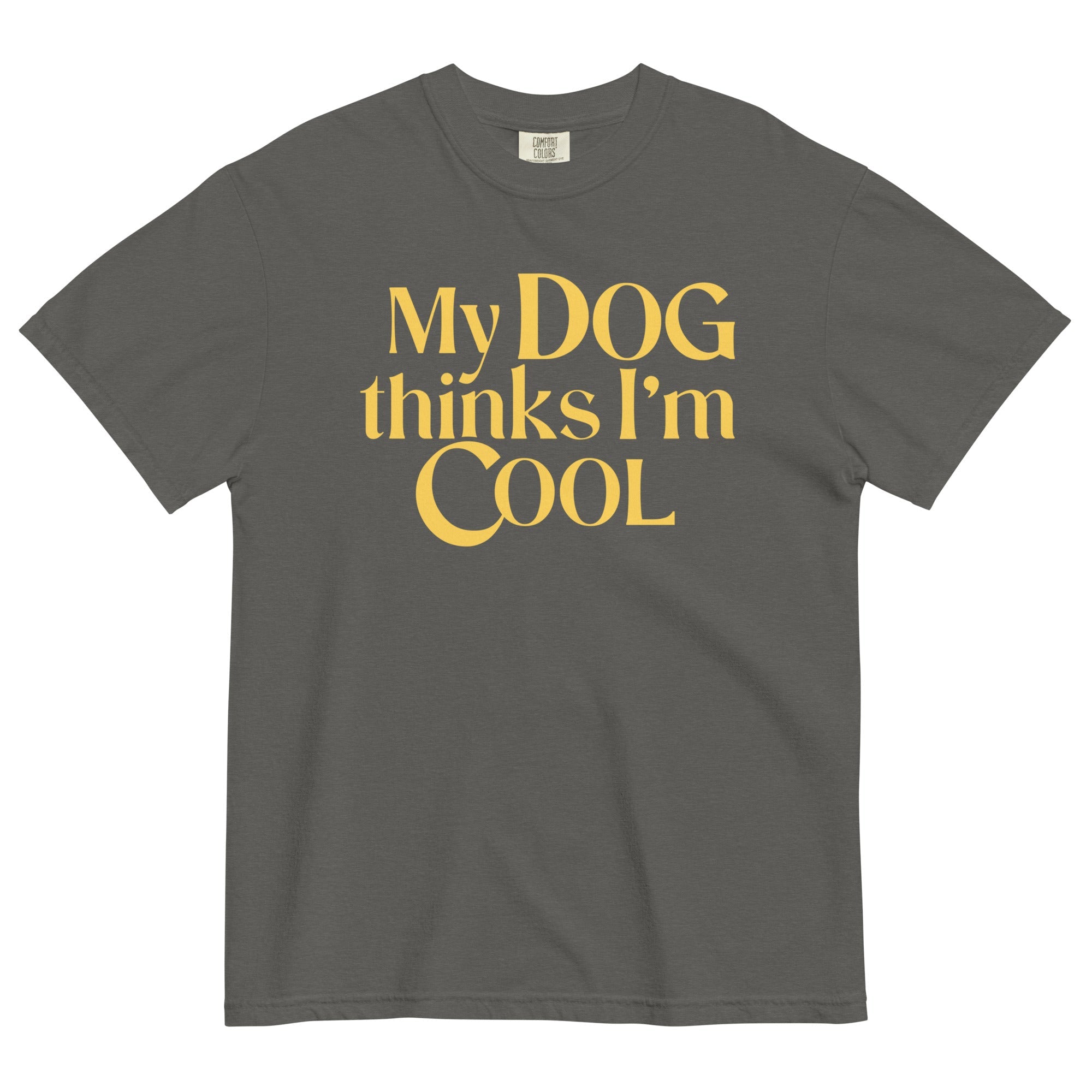 My Dog Thinks I'm Cool Men's Relaxed Fit Tee
