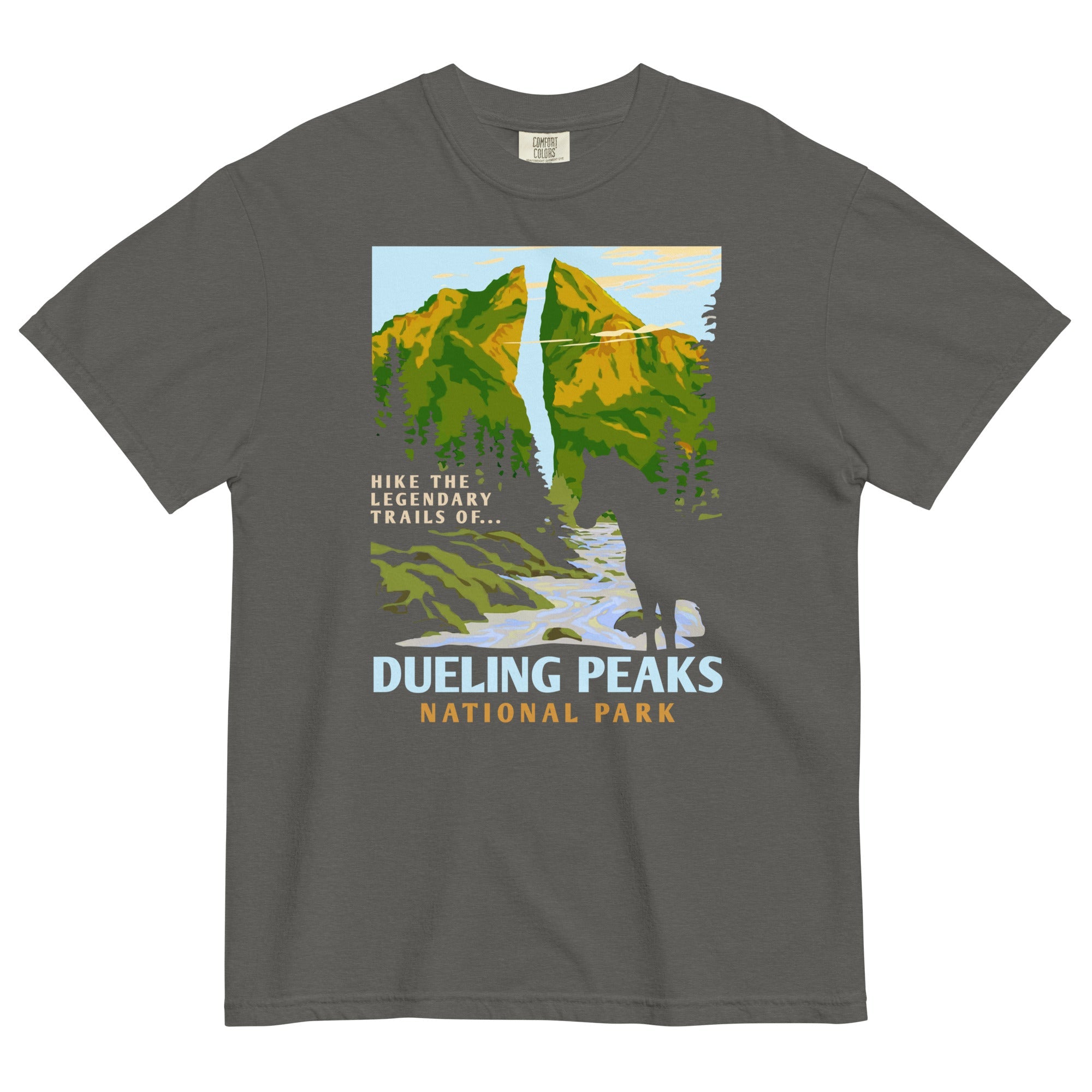 Dueling Peaks National Park Men's Relaxed Fit Tee