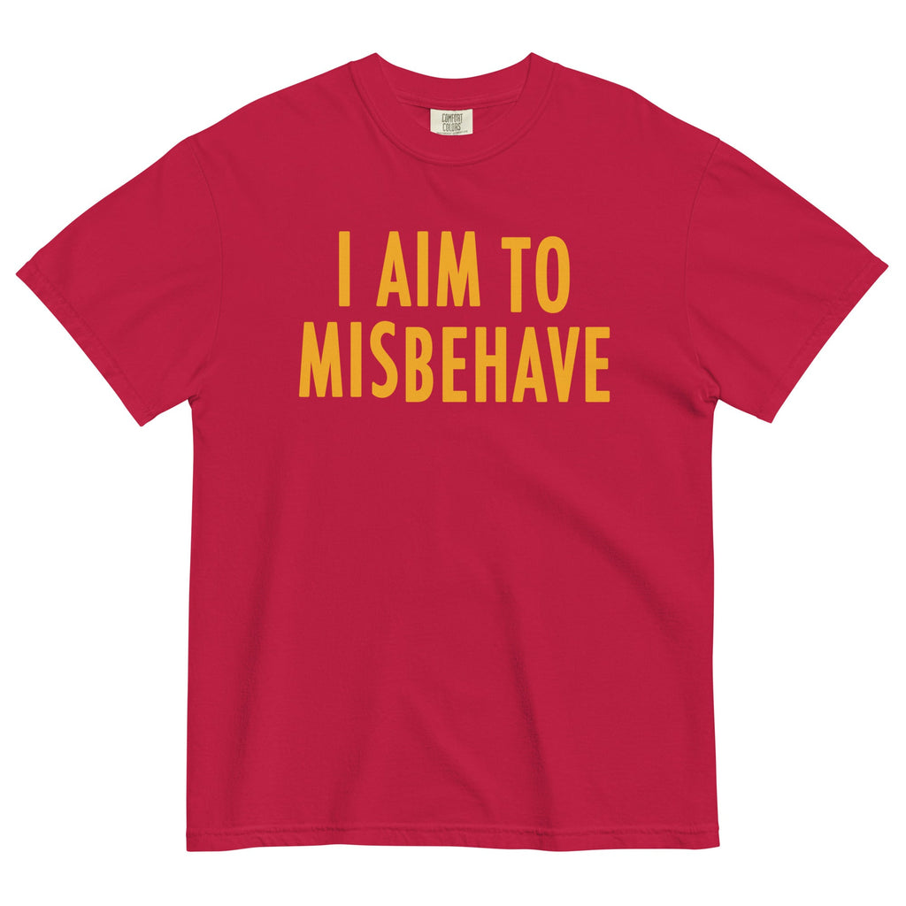 I Aim To Misbehave Men's Relaxed Fit Tee