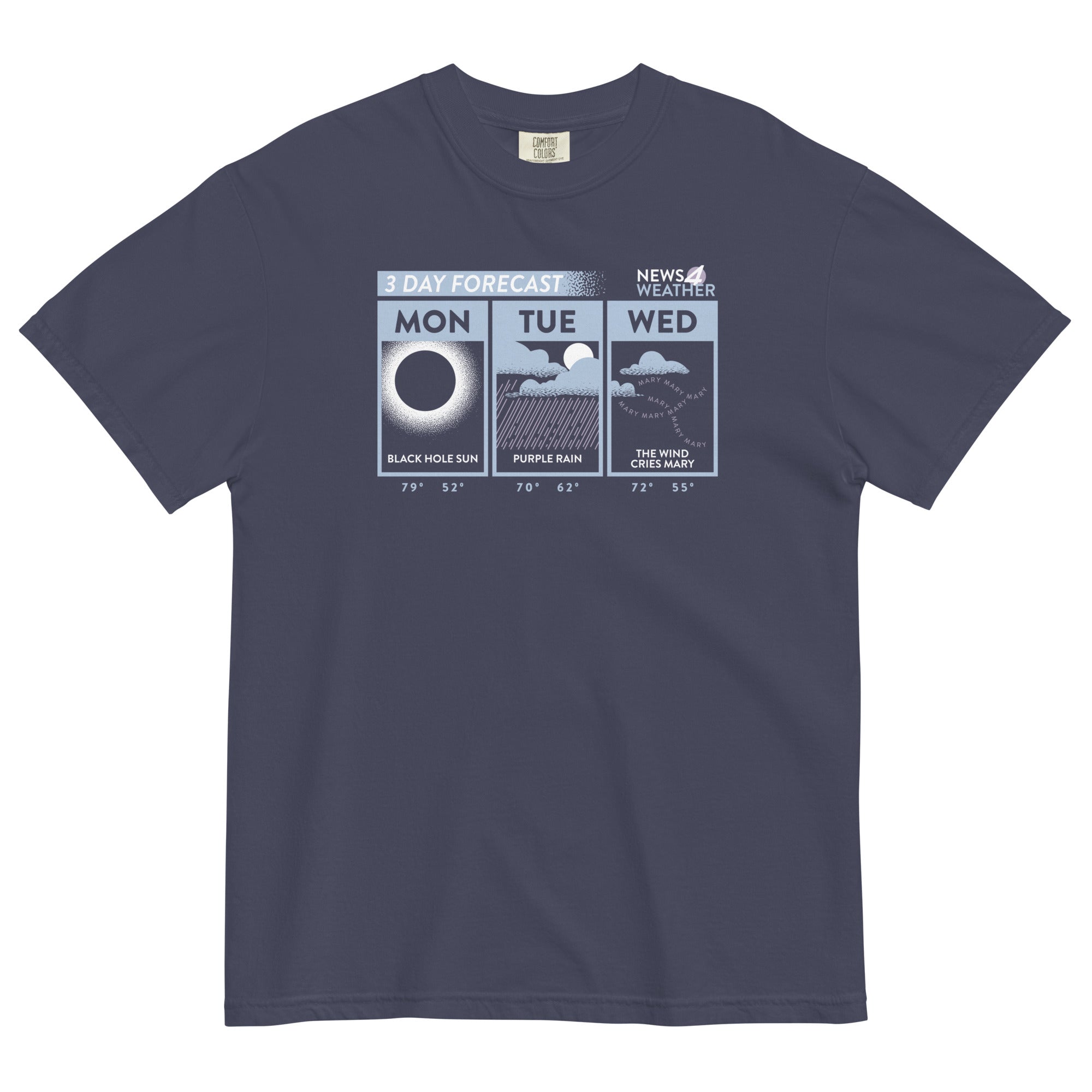 3 Day Forecast Men's Relaxed Fit Tee