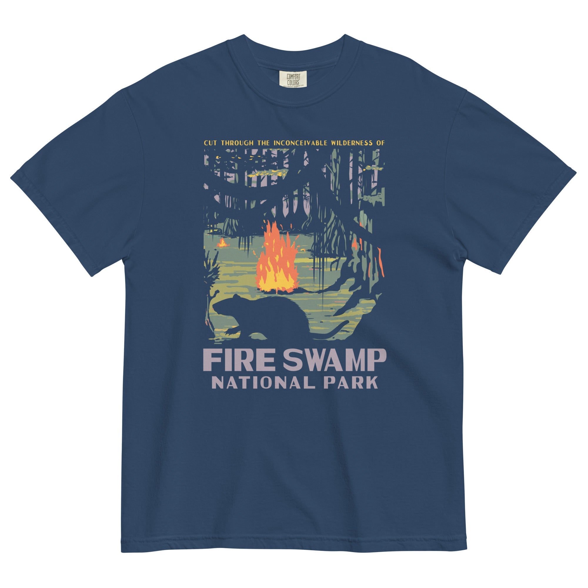 Fire Swamp National Park Men's Relaxed Fit Tee