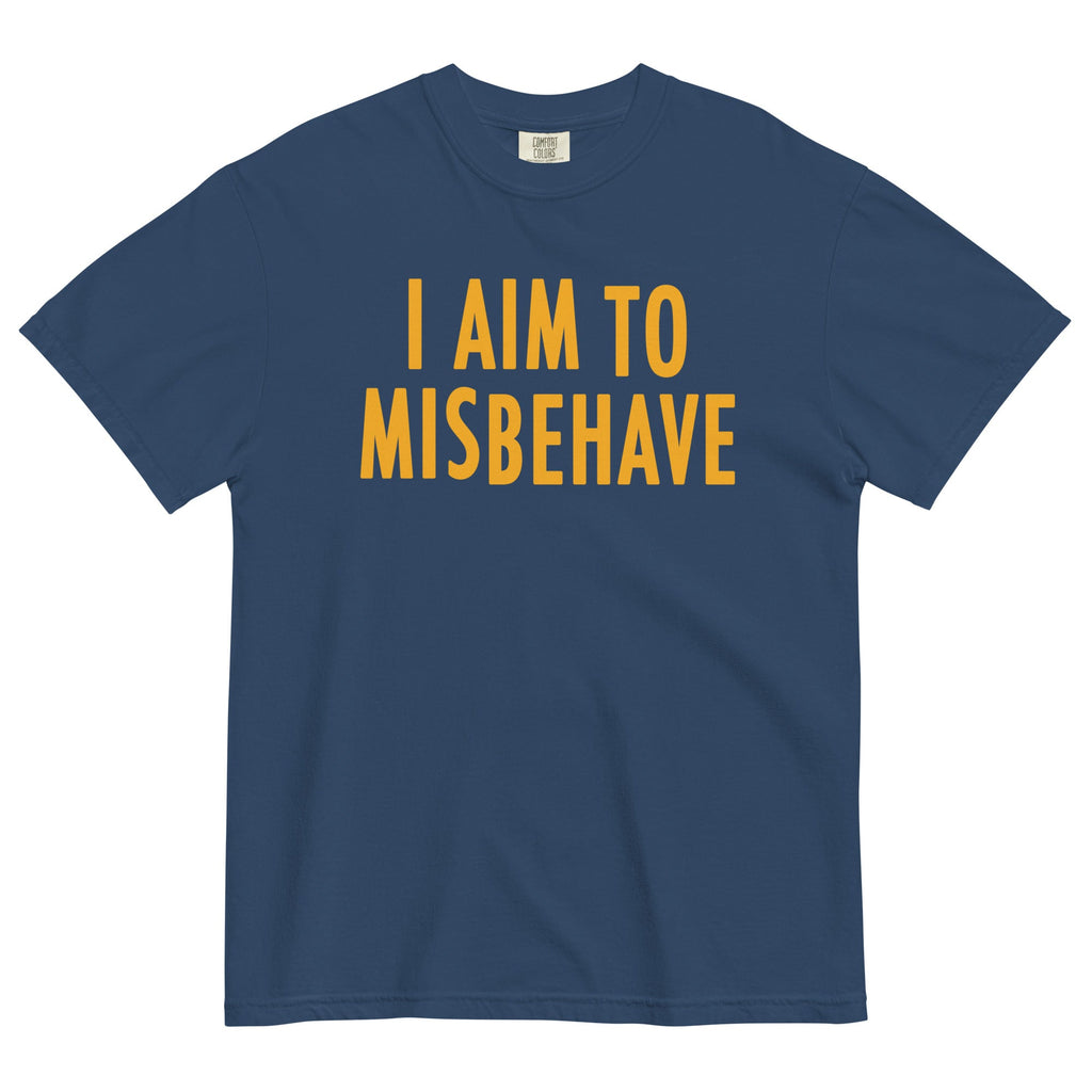 I Aim To Misbehave Men's Relaxed Fit Tee
