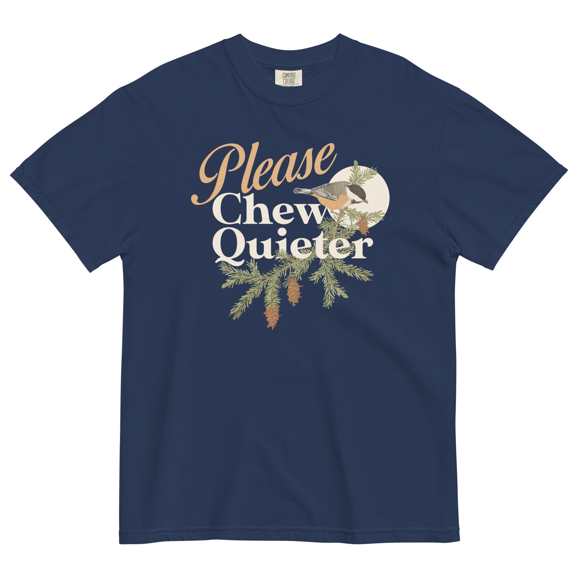 Please Chew Quieter Men's Relaxed Fit Tee