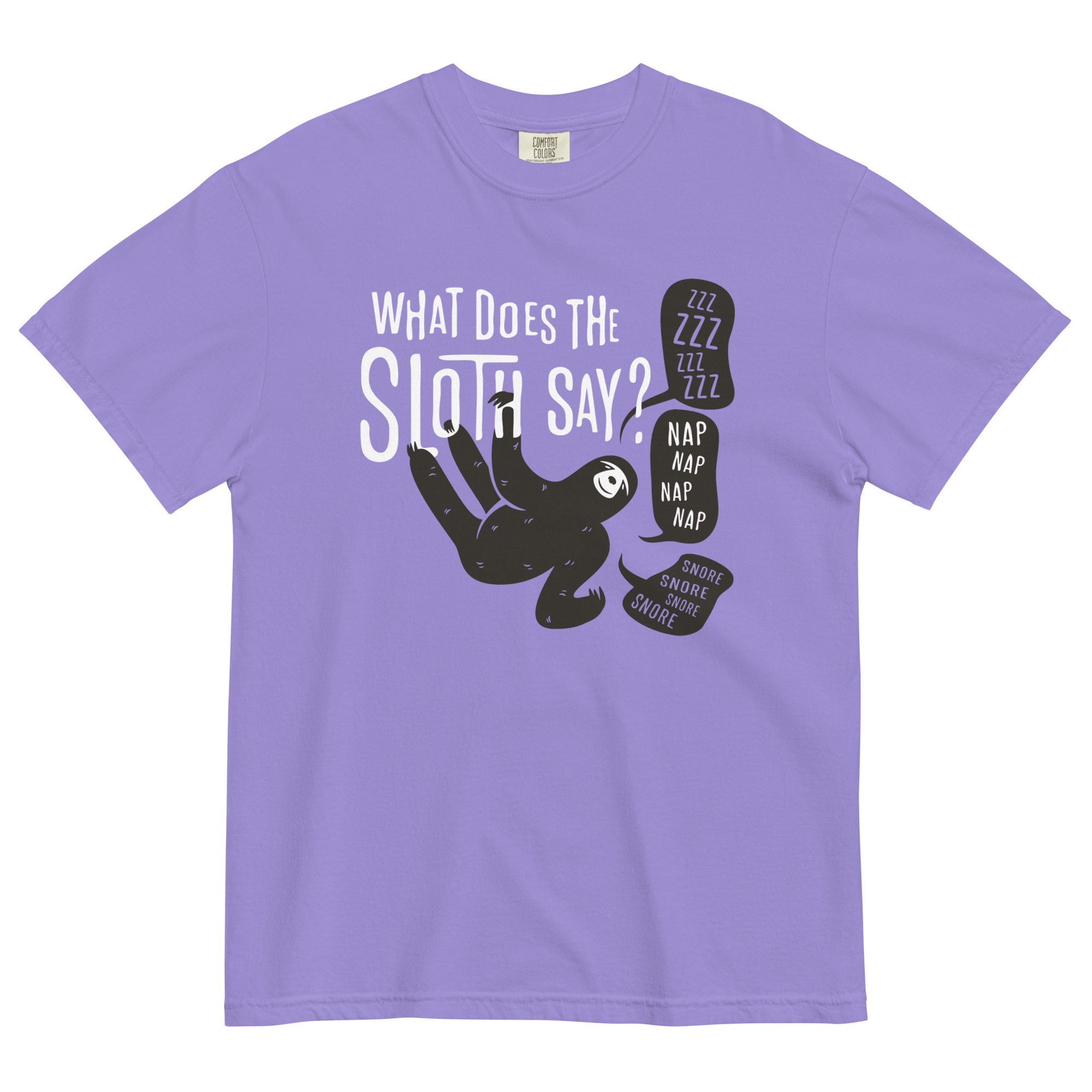 What Does The Sloth Say? Men's Relaxed Fit Tee