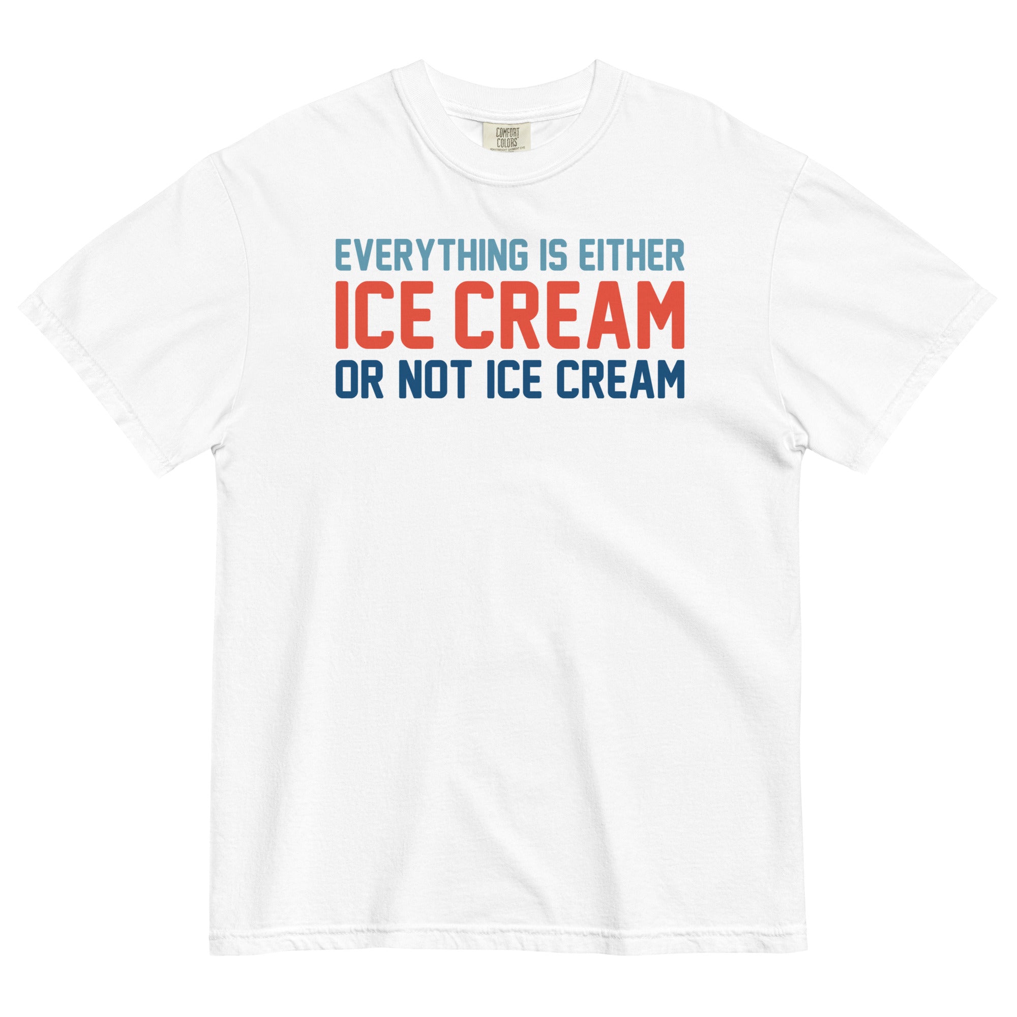 Everything Is Ice Cream Or Not Ice Cream Men's Relaxed Fit Tee