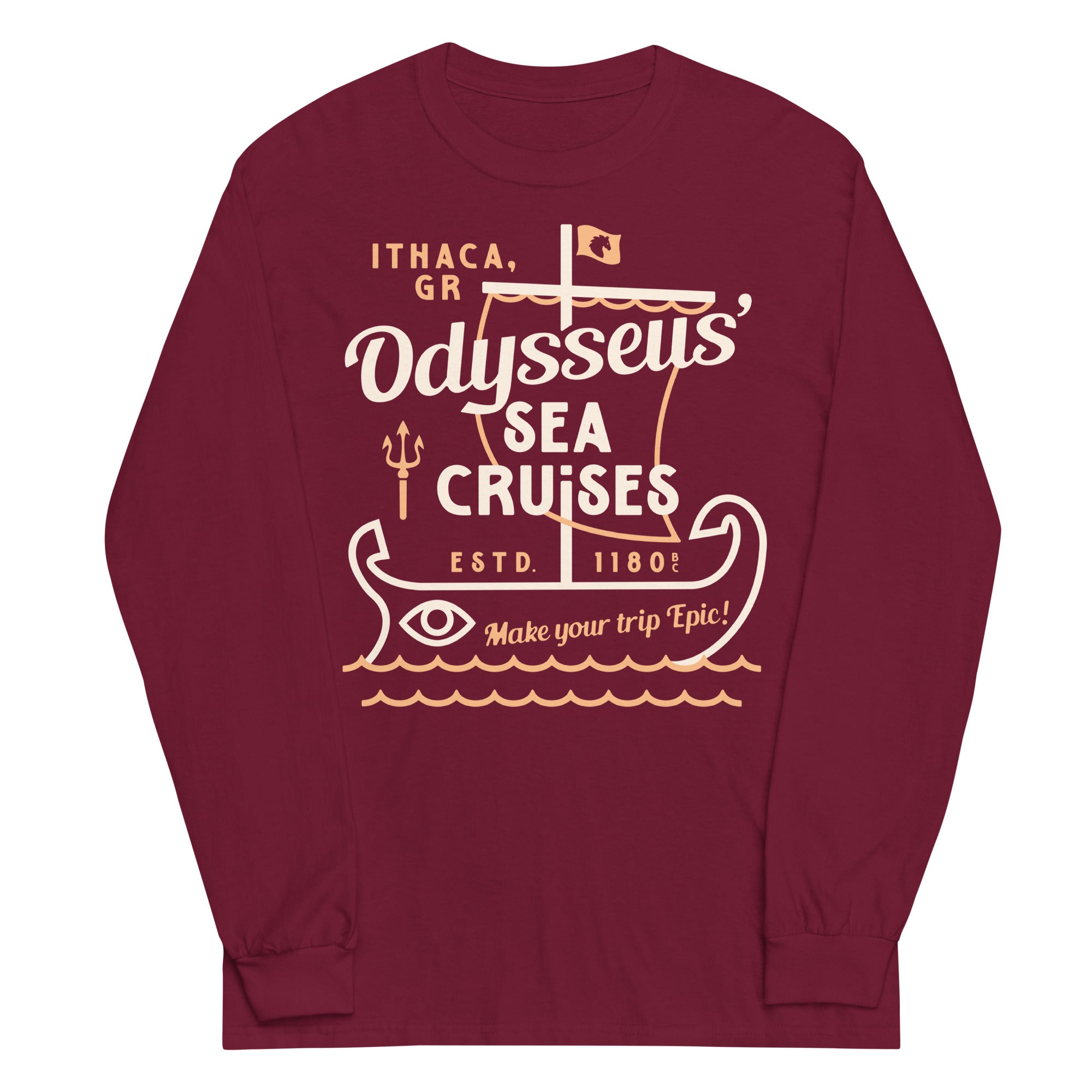 Odysseus Sea Cruises Unisex Long Sleeve Tee