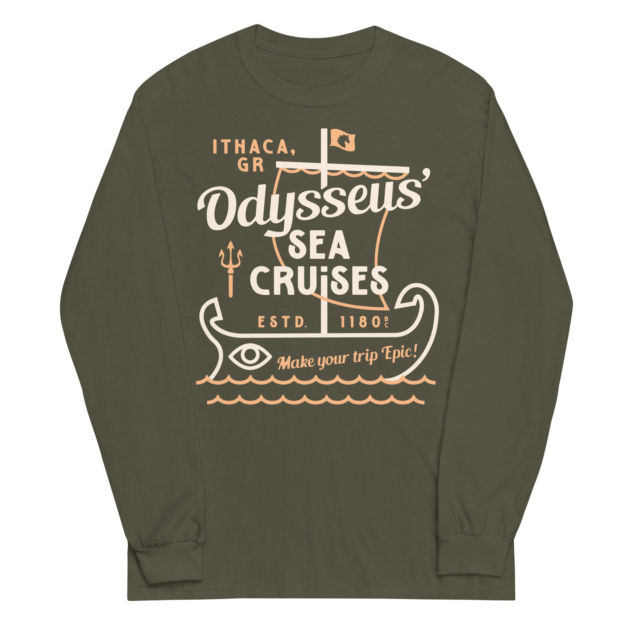 Odysseus Sea Cruises Unisex Long Sleeve Tee