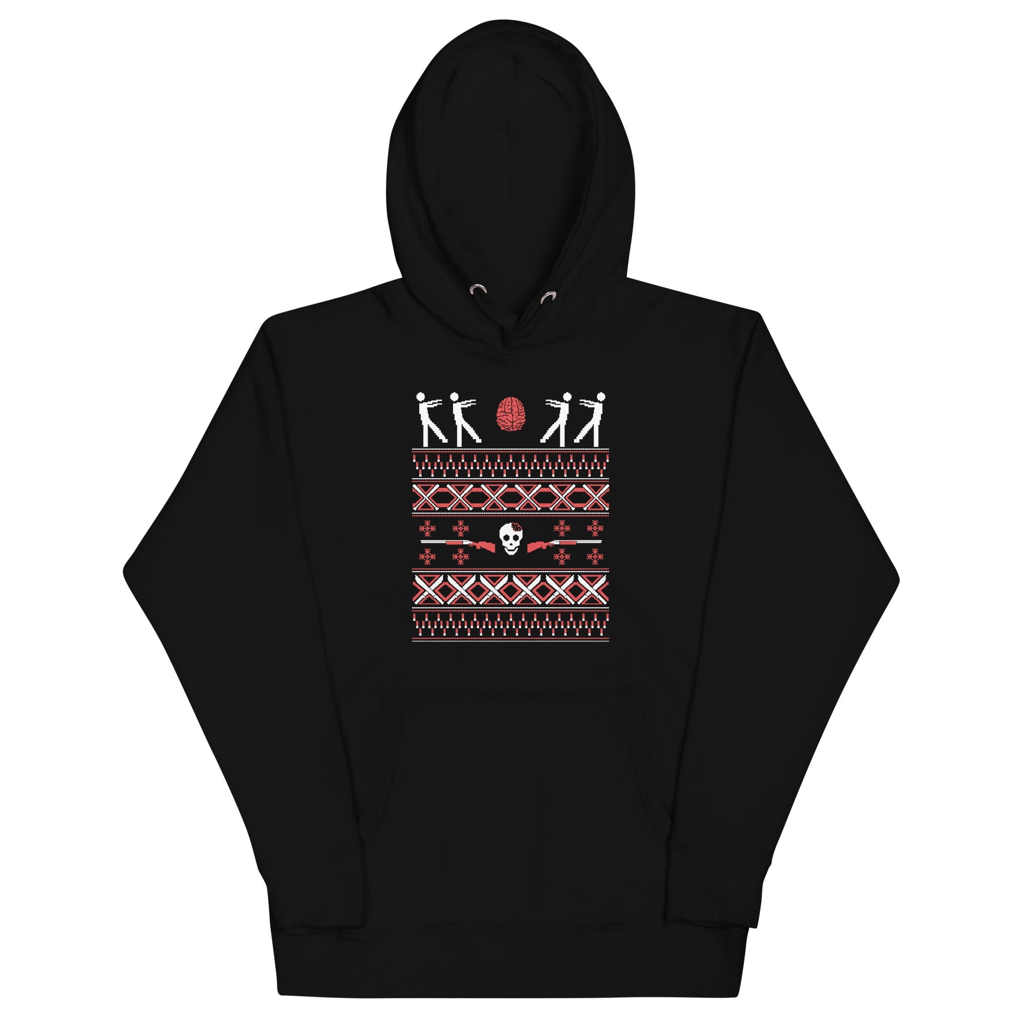 Zombie Christmas Sweater Unisex Hoodie