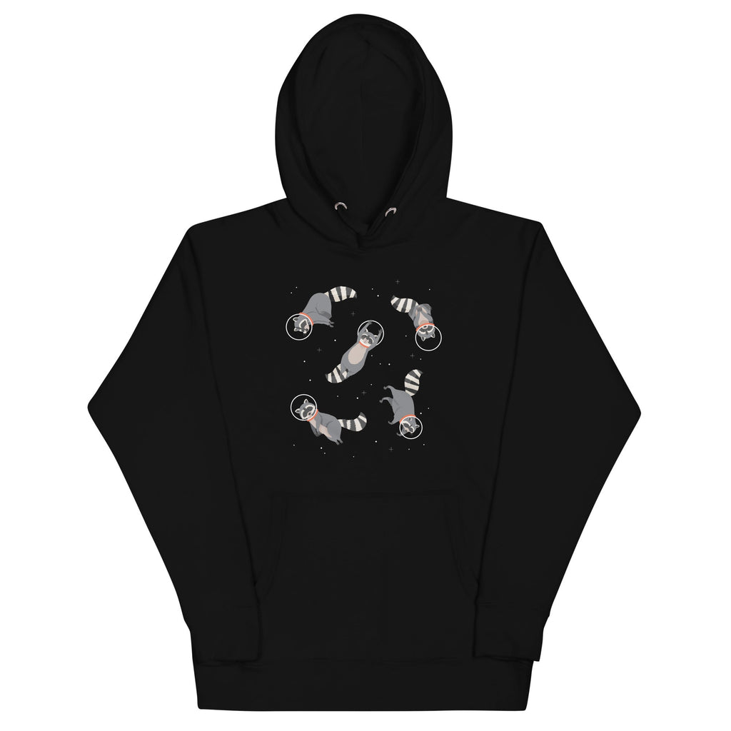 Raccoons In Space Unisex Hoodie