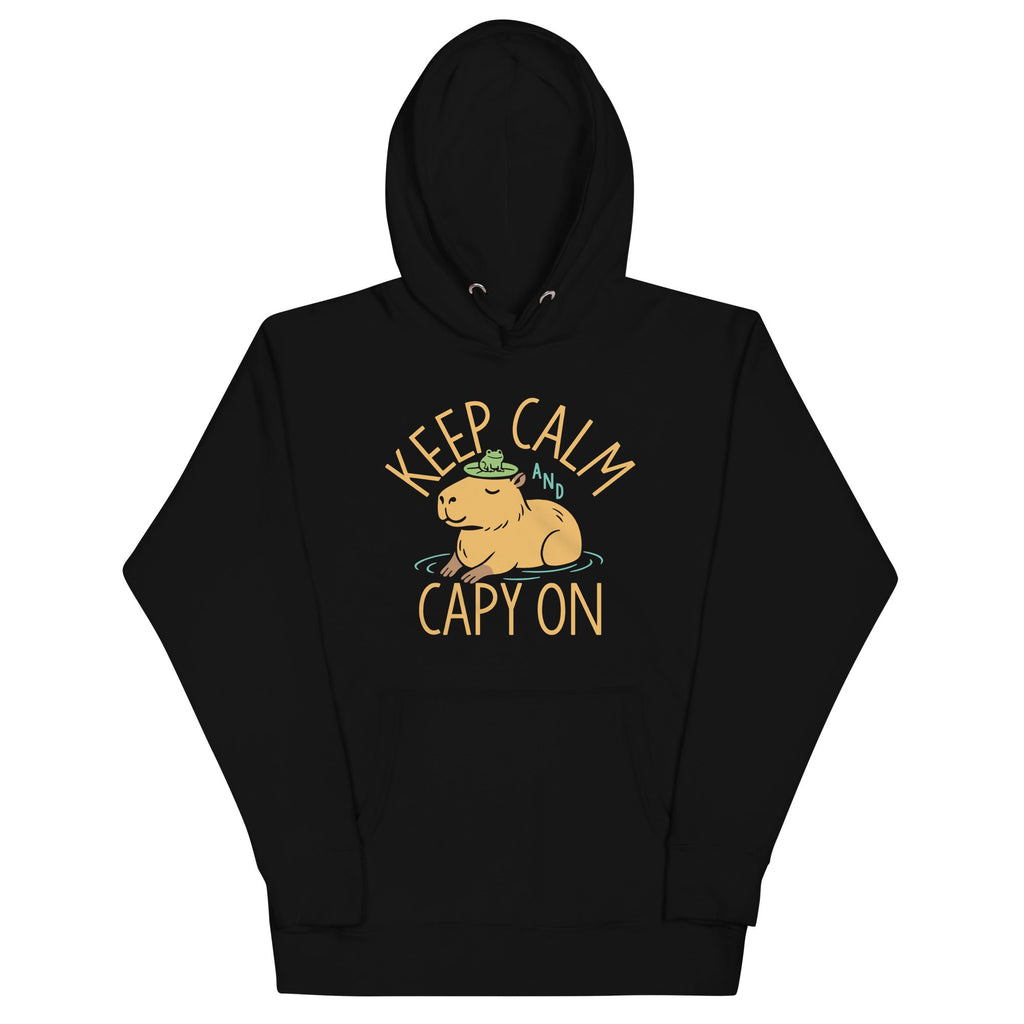 Keep Calm And Capy On Unisex Hoodie