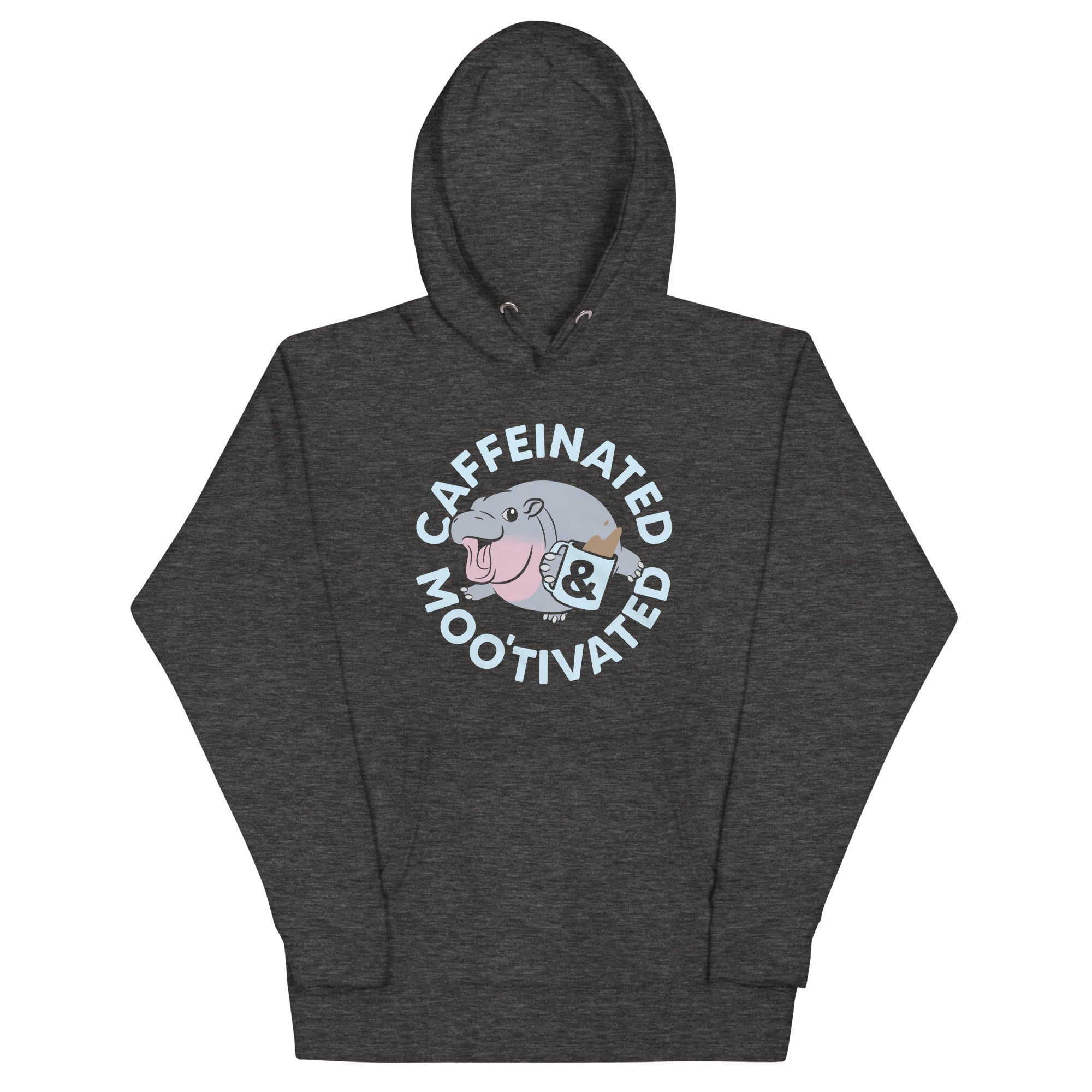 Caffeinated & Moo'tivated Unisex Hoodie