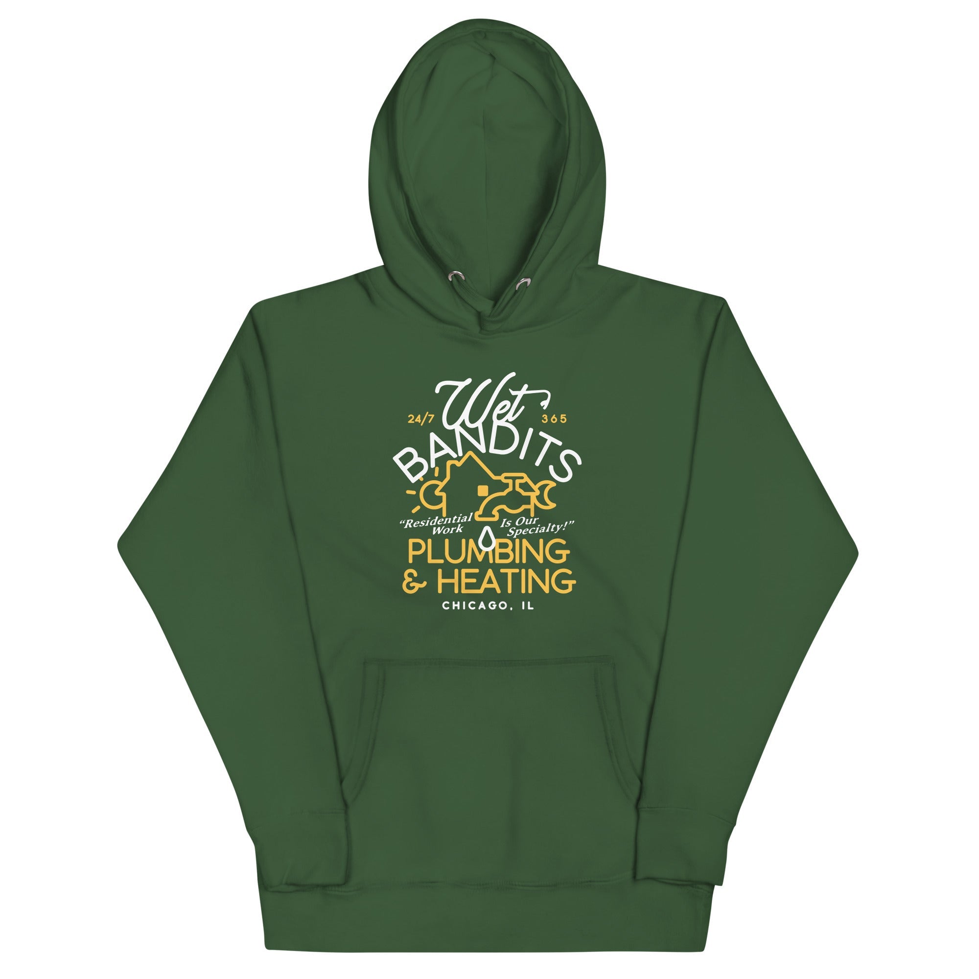 Wet Bandits Plumbing & Heating Unisex Hoodie