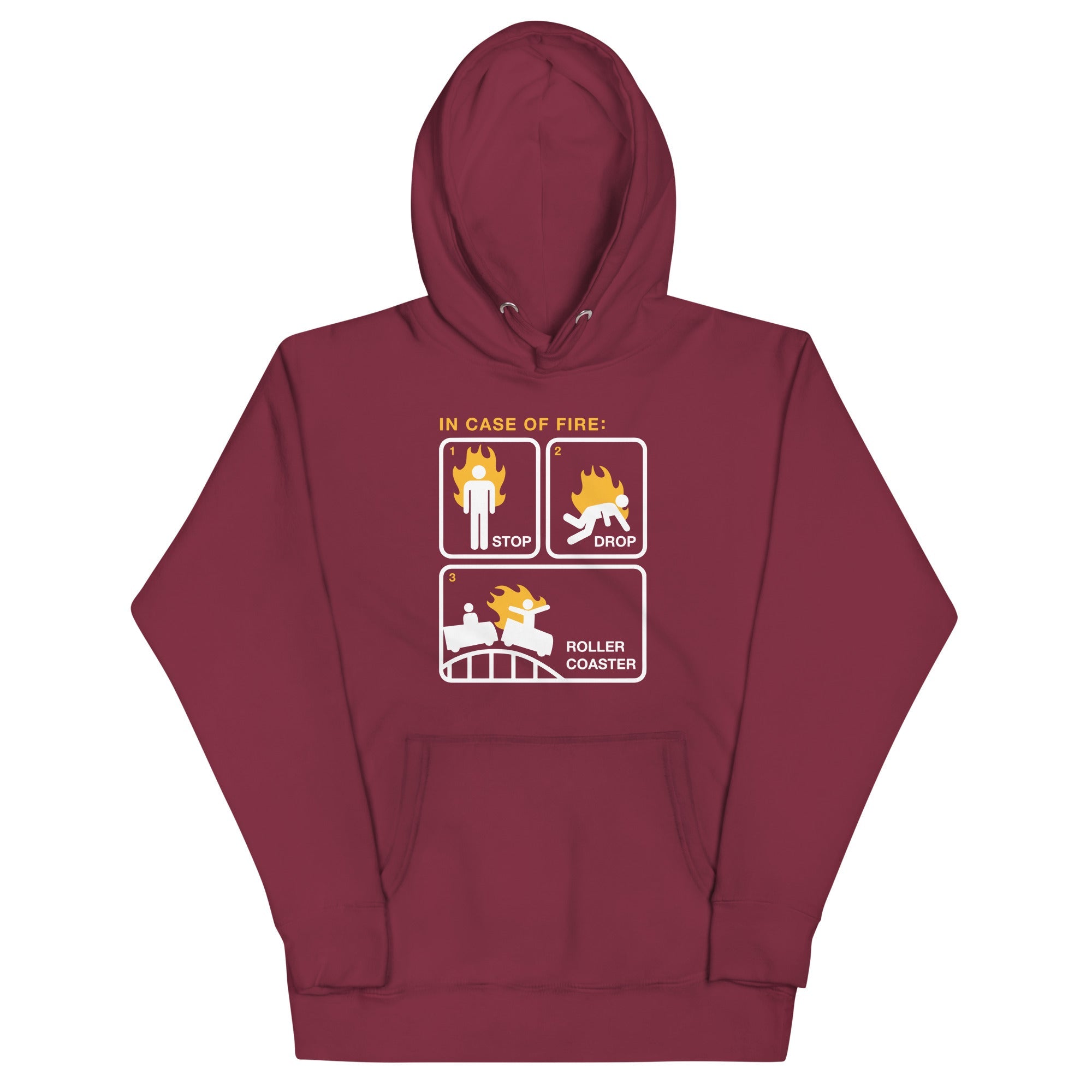 Stop Drop Roller Coaster Unisex Hoodie