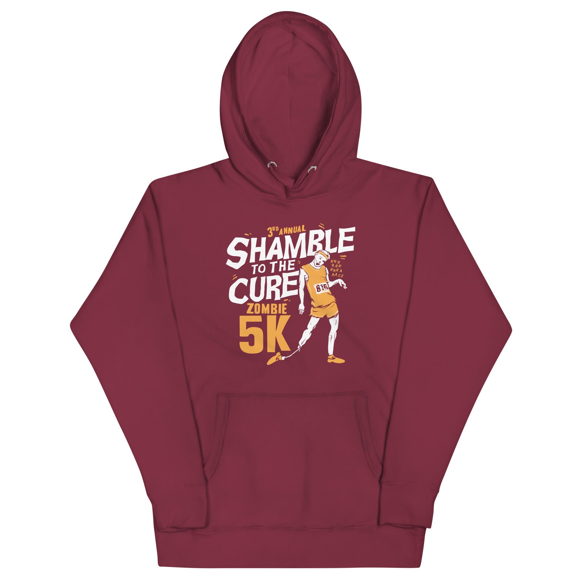 Shamble To The Cure Zombie 5K Unisex Hoodie