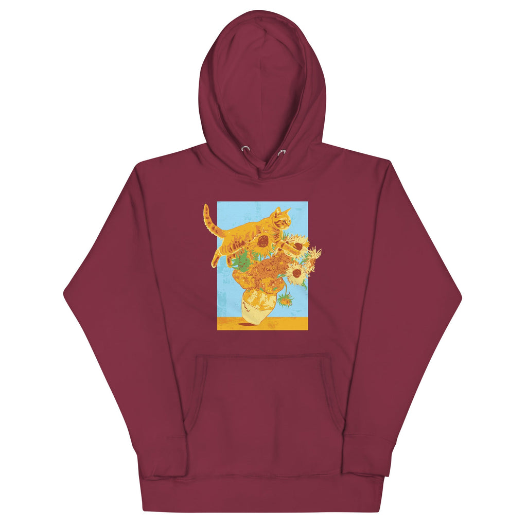 Van Gogh's Cat Unisex Hoodie