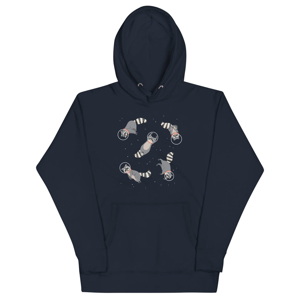 Raccoons In Space Unisex Hoodie