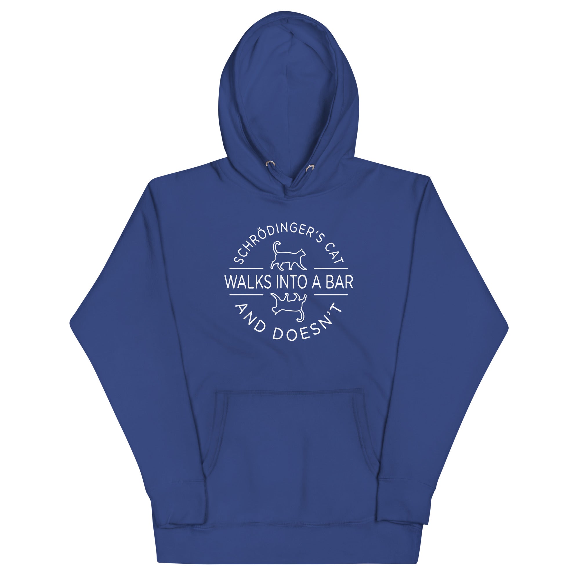 Schrodinger's Cat Walks Into A Bar Unisex Hoodie