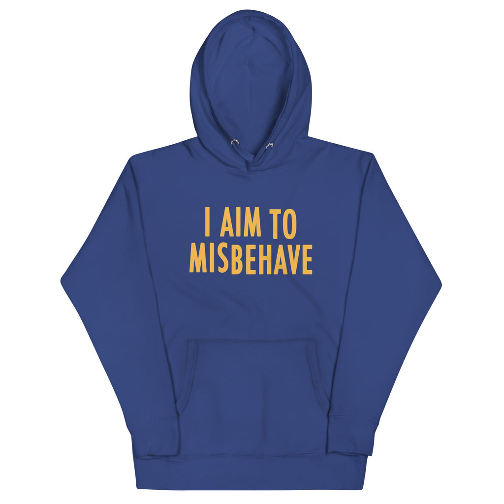 I Aim To Misbehave Unisex Hoodie