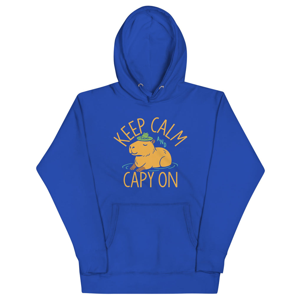 Keep Calm And Capy On Unisex Hoodie