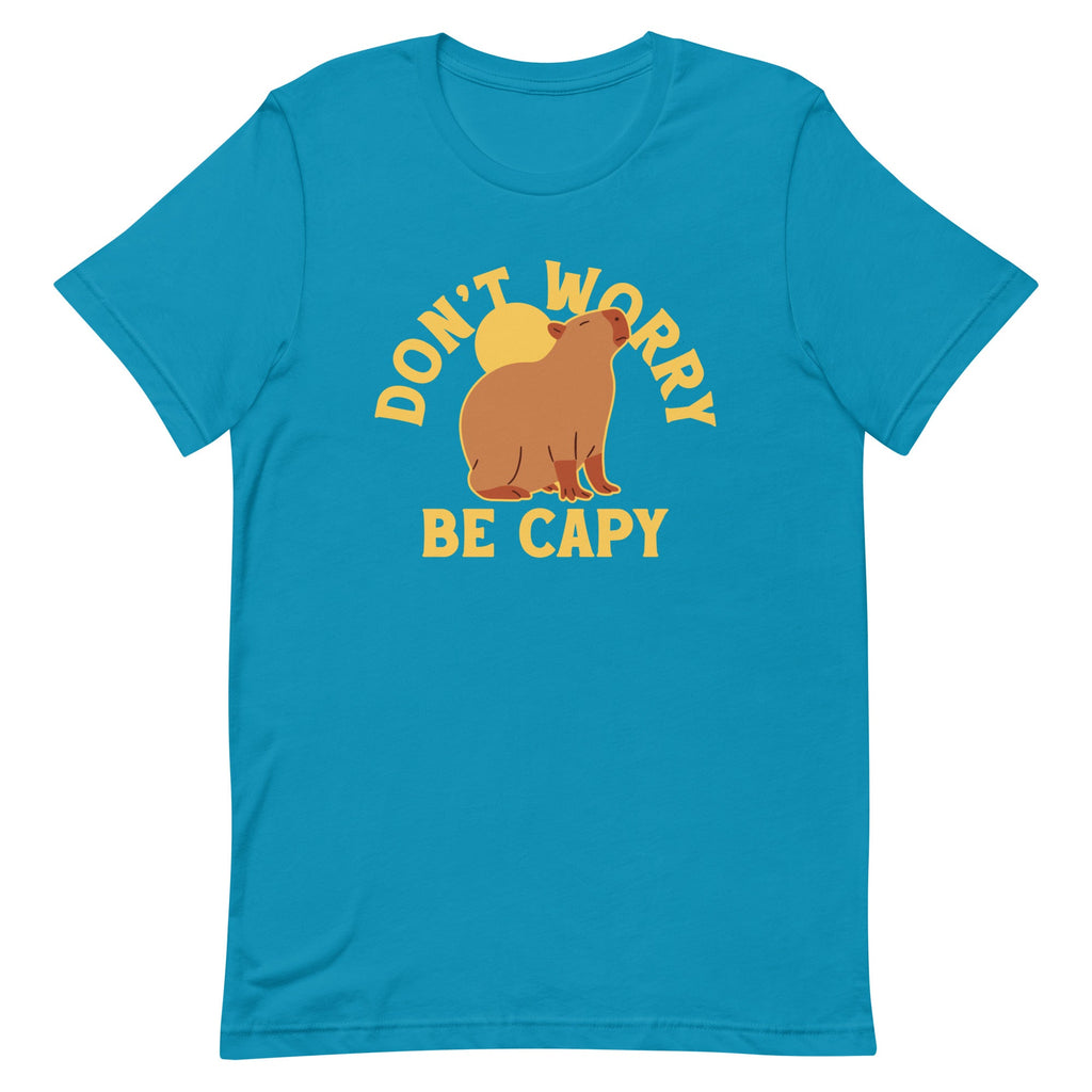 Don't Worry Be Capy Men's Signature Tee