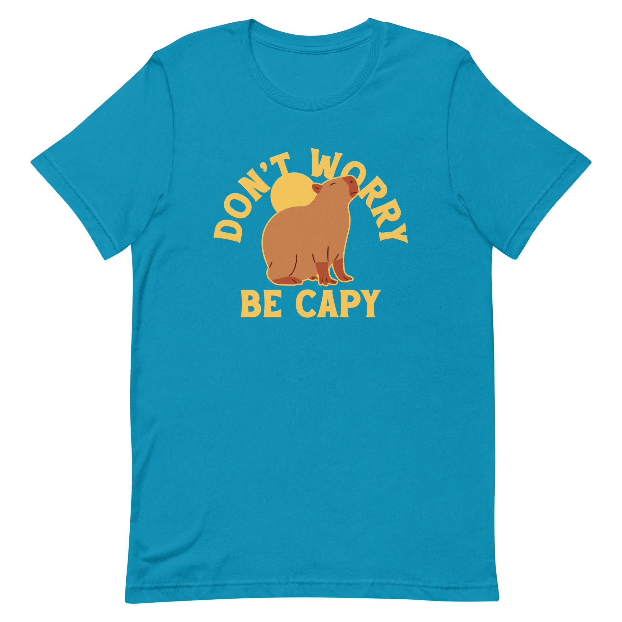 Don't Worry Be Capy Men's Signature Tee