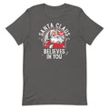 Santa Claus Believes In You Men's Signature Tee