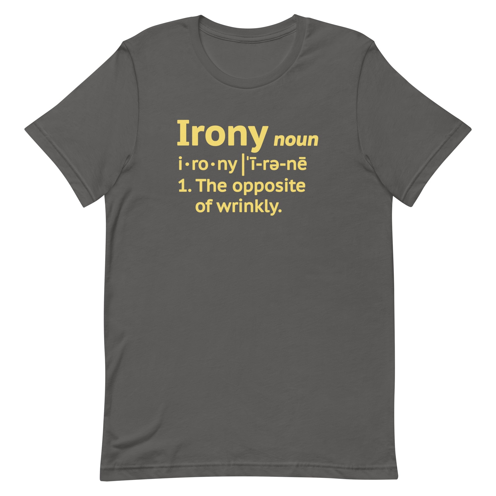 Irony Definition Men's Signature Tee